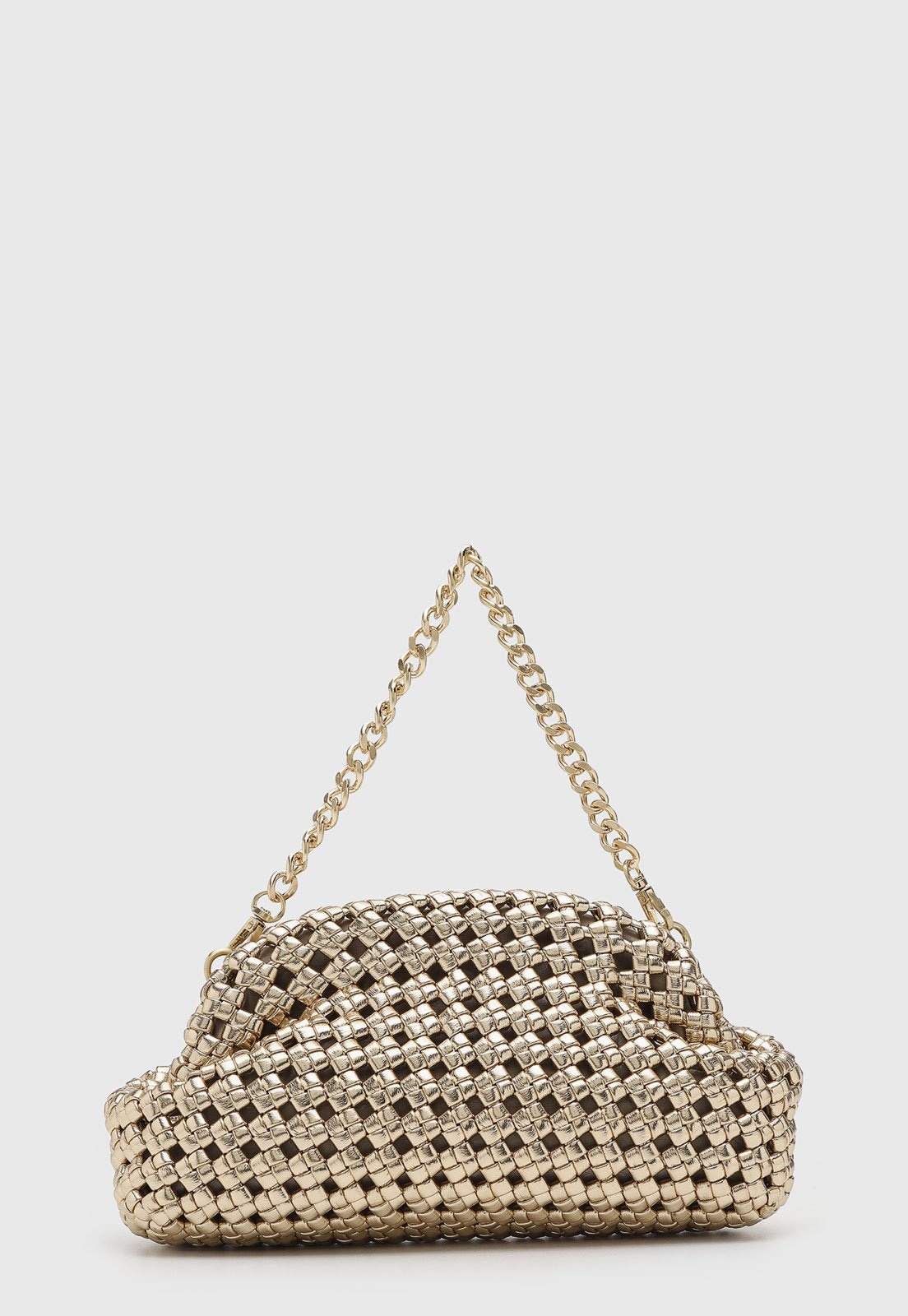 Imagem principal Bolsa Feminina Capodarte Trançada Ouro Capodarte dourado