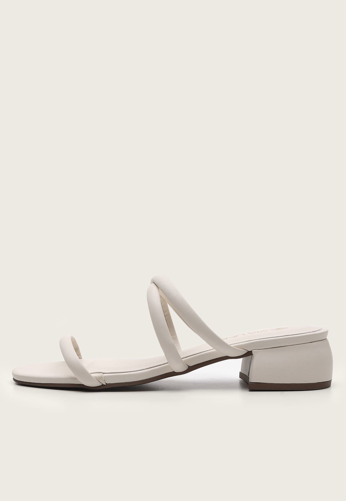 Imagem principal Tamanco Via Uno Tiras Cruzadas Off-White VIA UNO off-white white