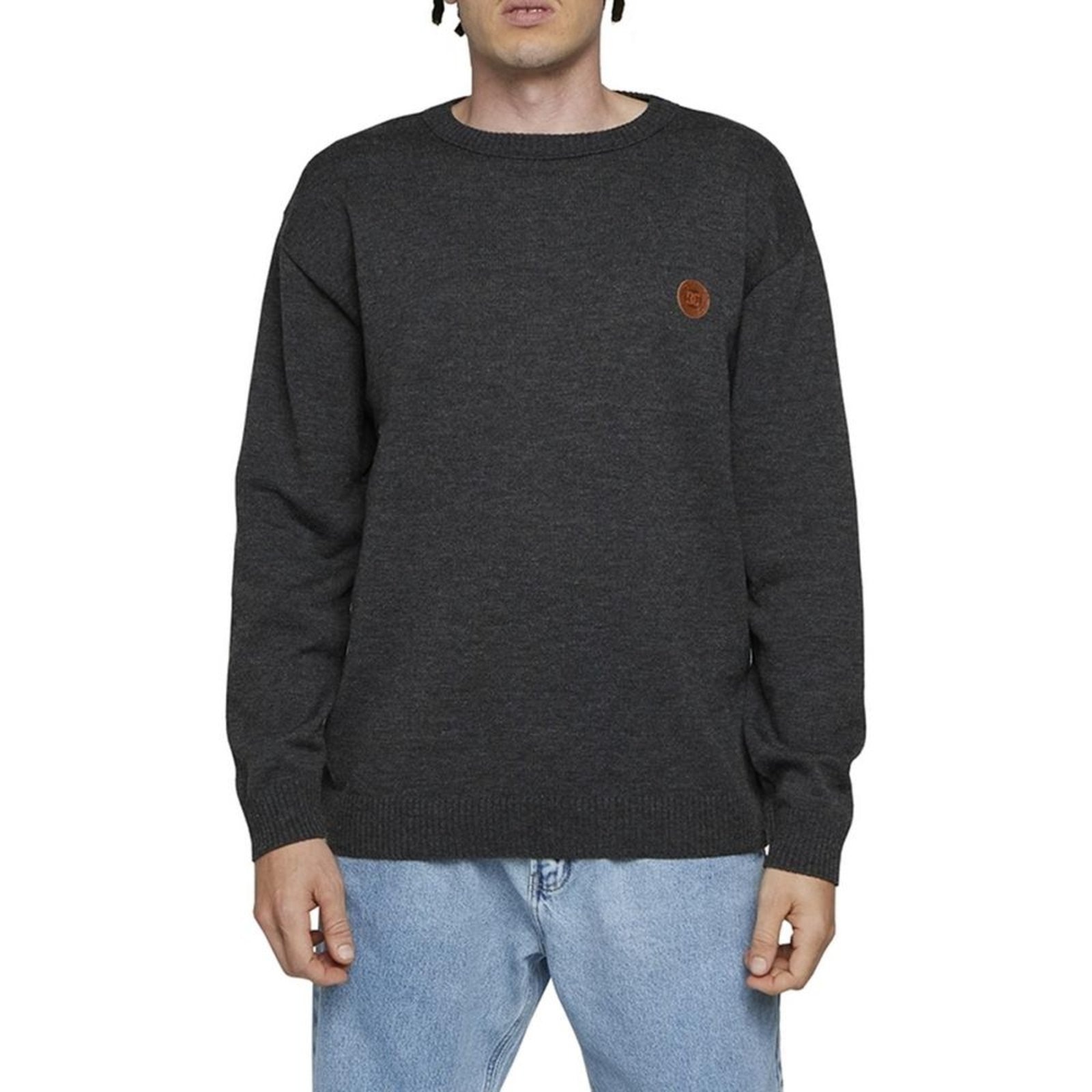 Imagem principal Tricot DC Shoes Classic Circle Star WT24 Cinza Escuro Mescla DC Shoes grafite