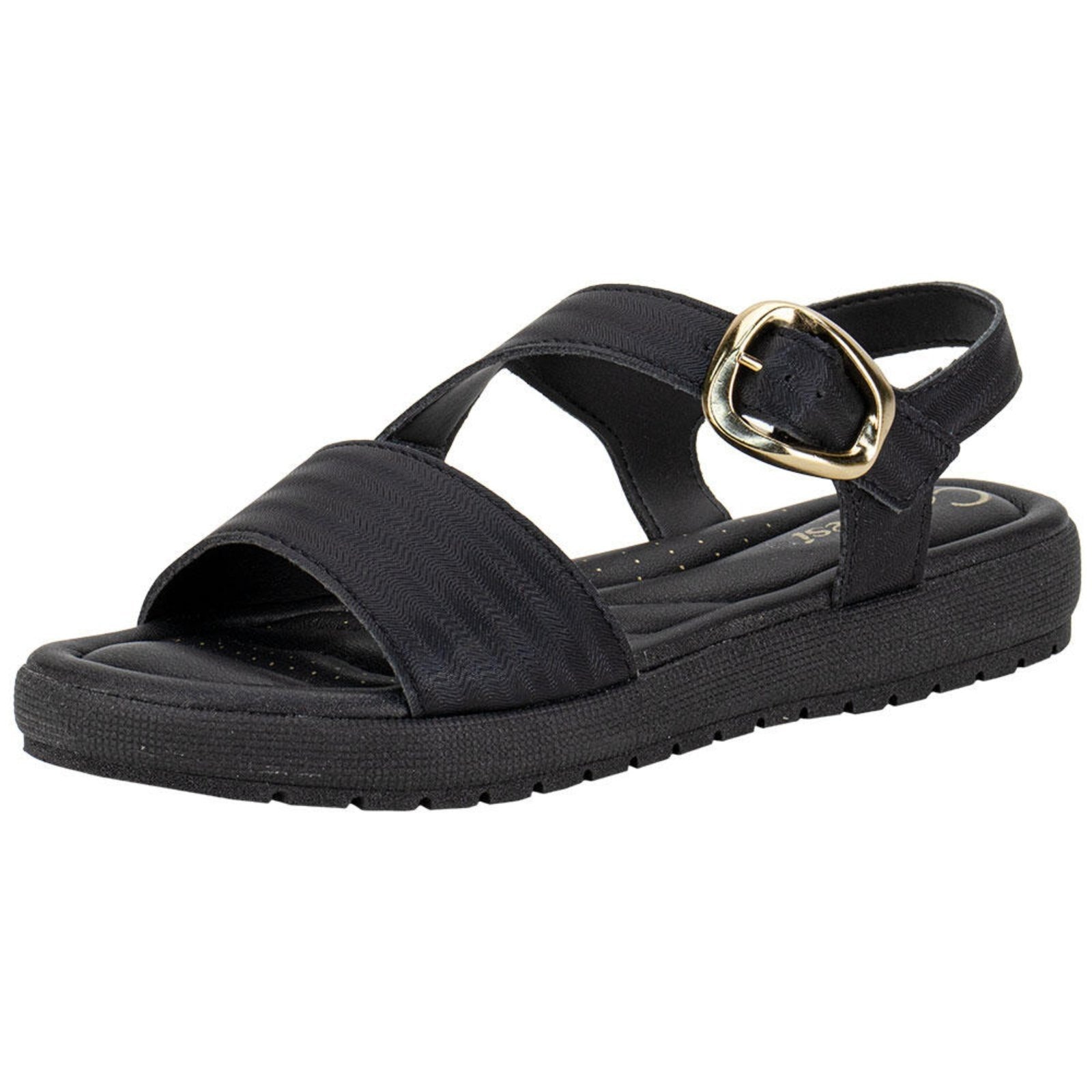 Imagem principal Sandália Feminina Flat Campesi Cp582 0645820 Campesi preto