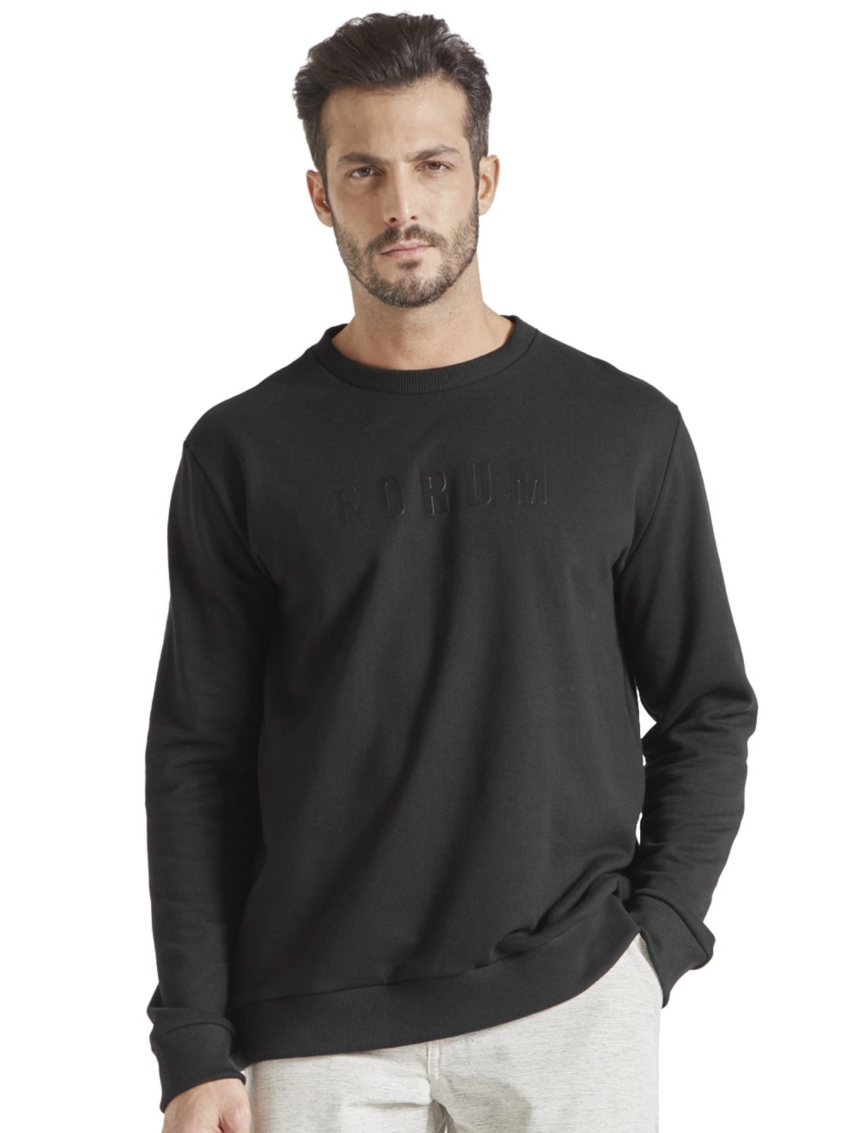 Imagem principal Moletom Forum Masculino New Comfort Crewneck Front Logo Forum preto