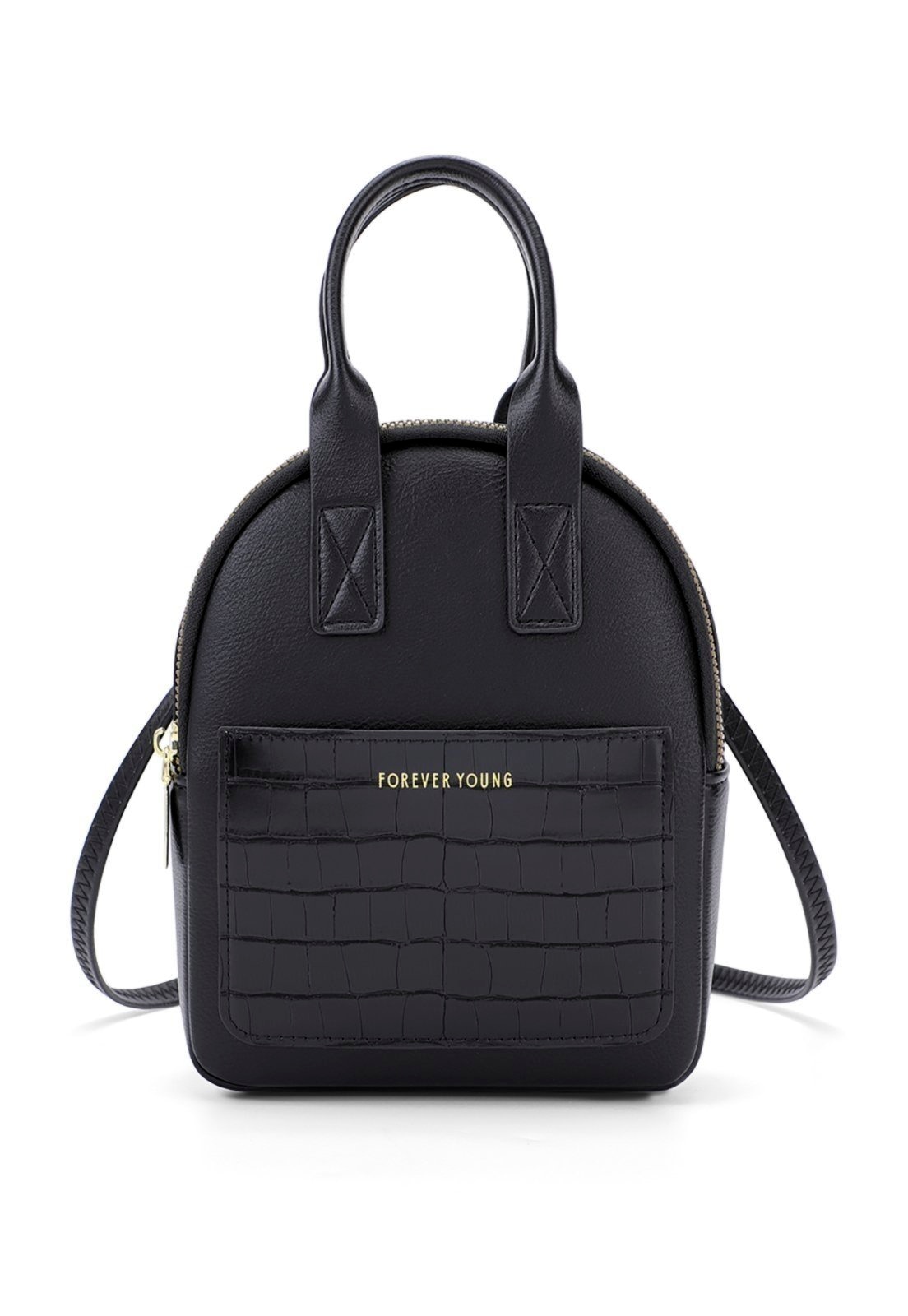 Imagem principal Bolsa Trasversal Feminina Espaçosa Porta Cartão Celular Perfect For You preto