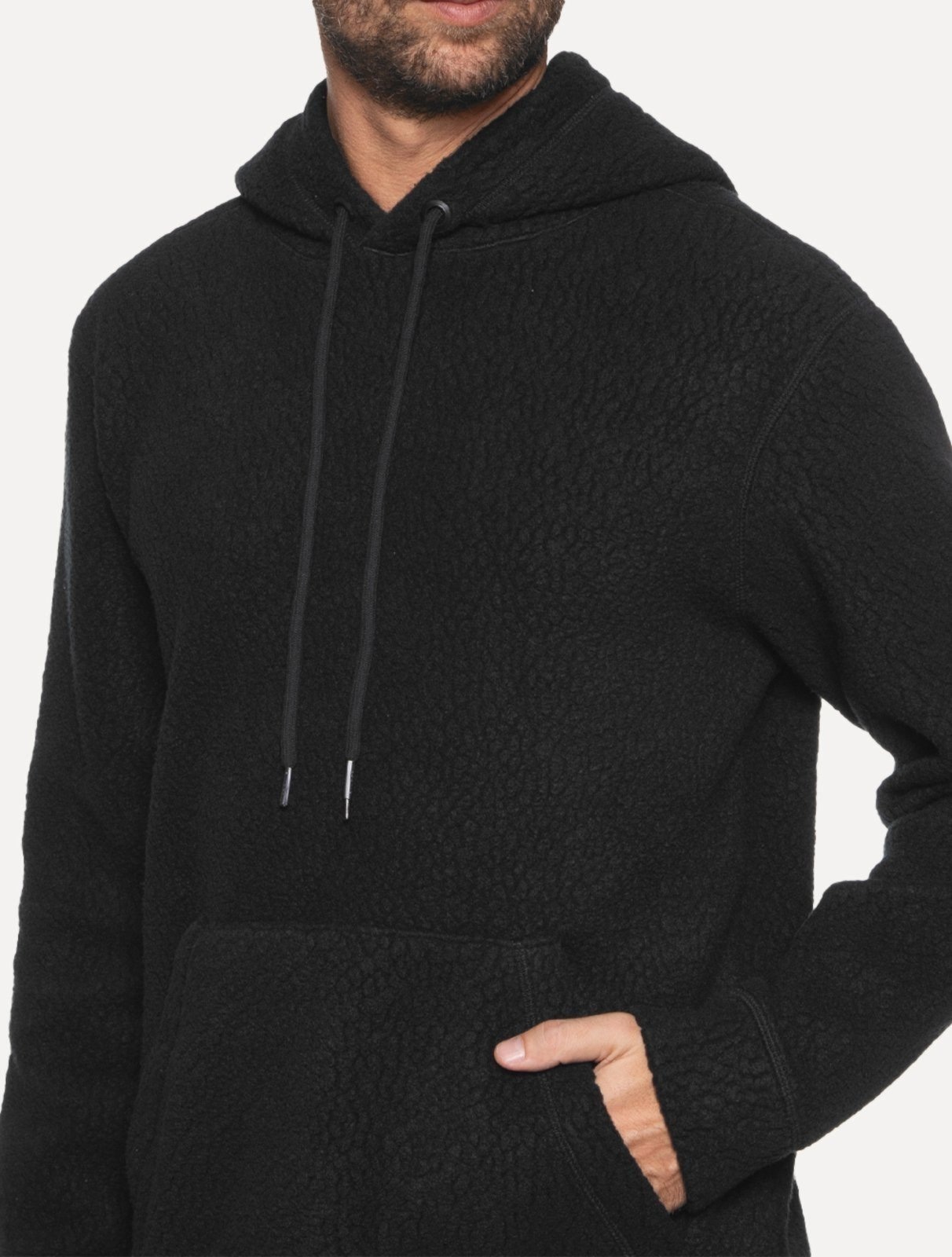 Imagem principal Blusa Reserva Masculina Hoodie Sherpa Preta Reserva preto