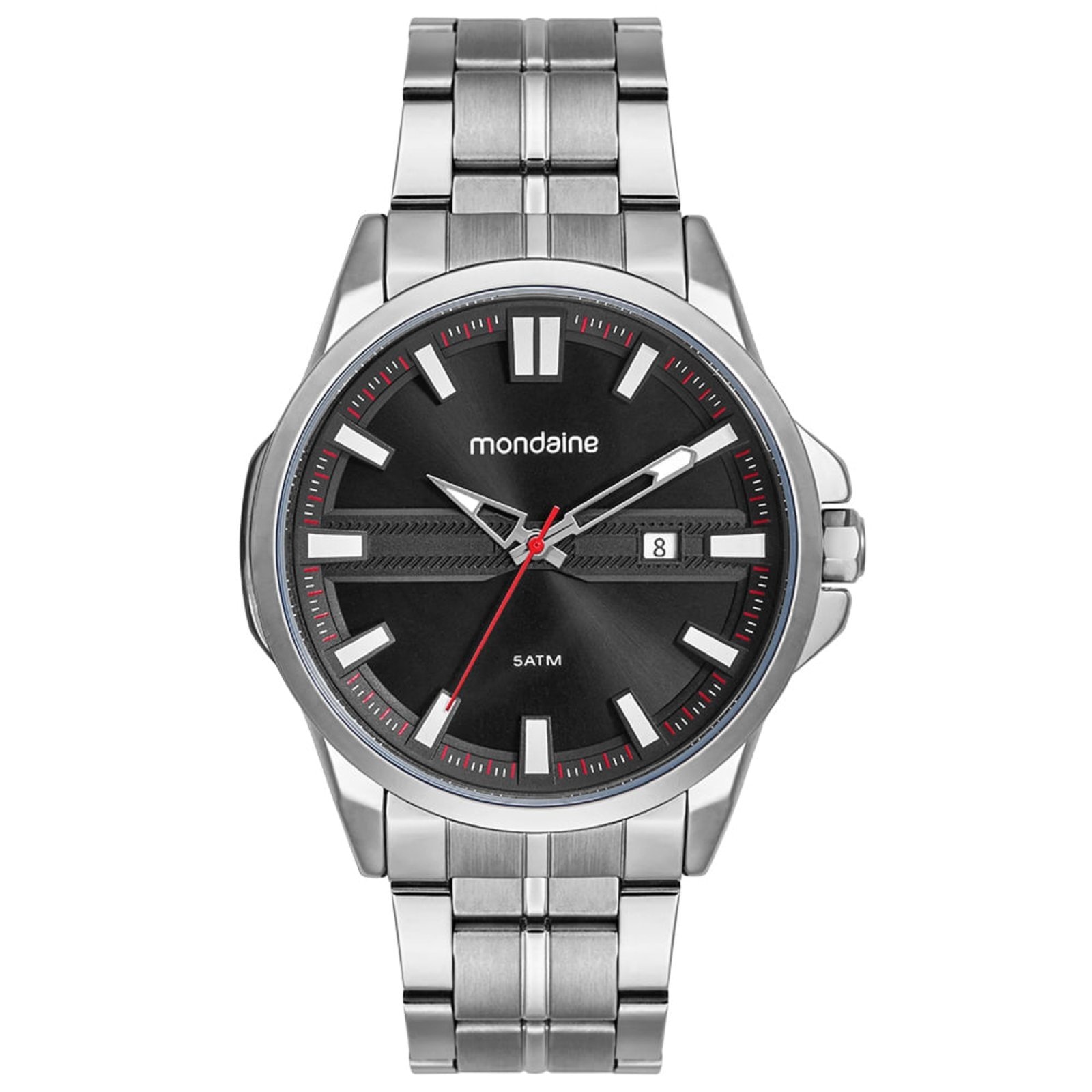 Imagem principal Relógio Masculino Casual Calendário Mondaine prata