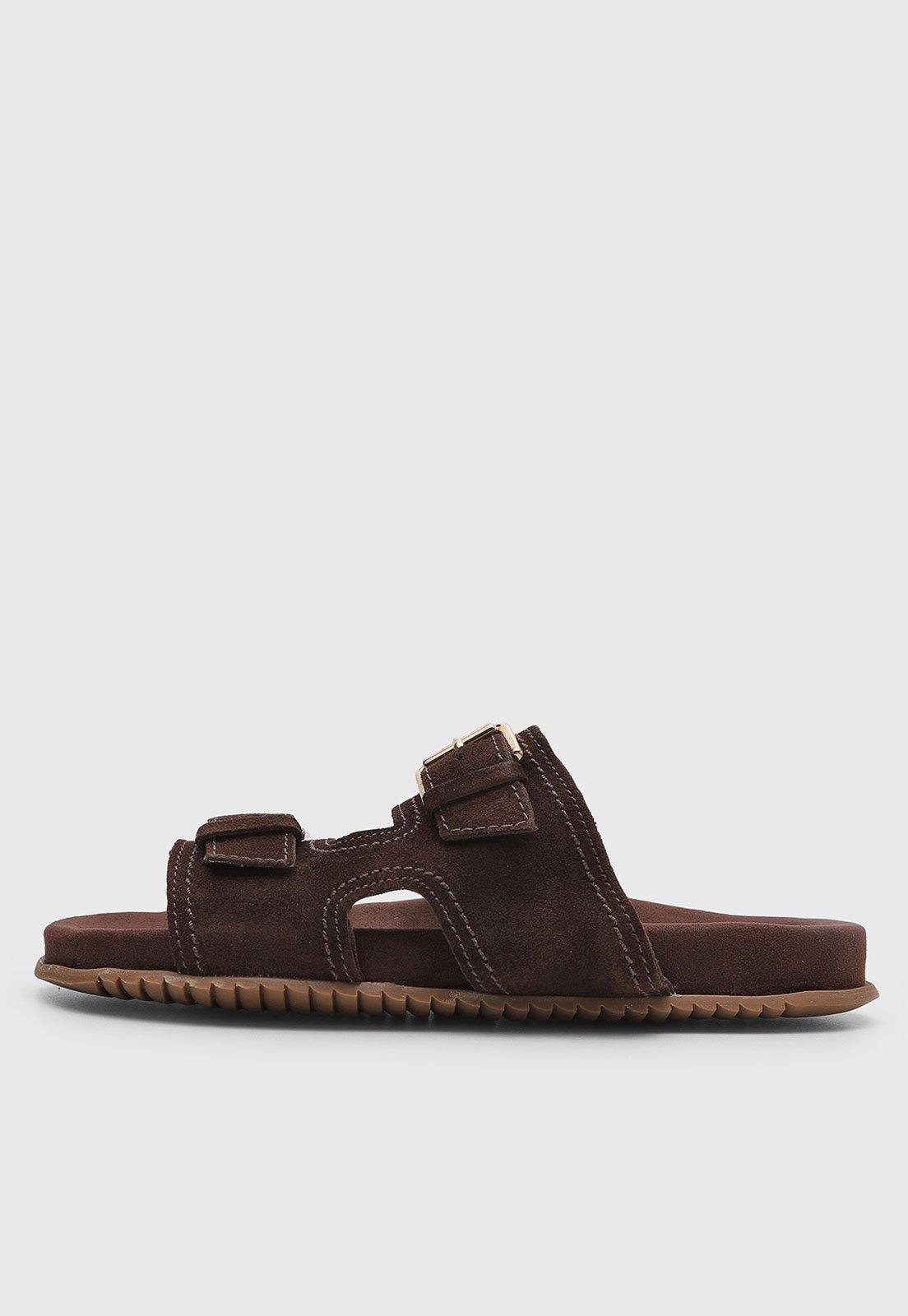 Imagem principal Rasteira Feminina Bottero Duas Tiras Fivela Bottero marrom