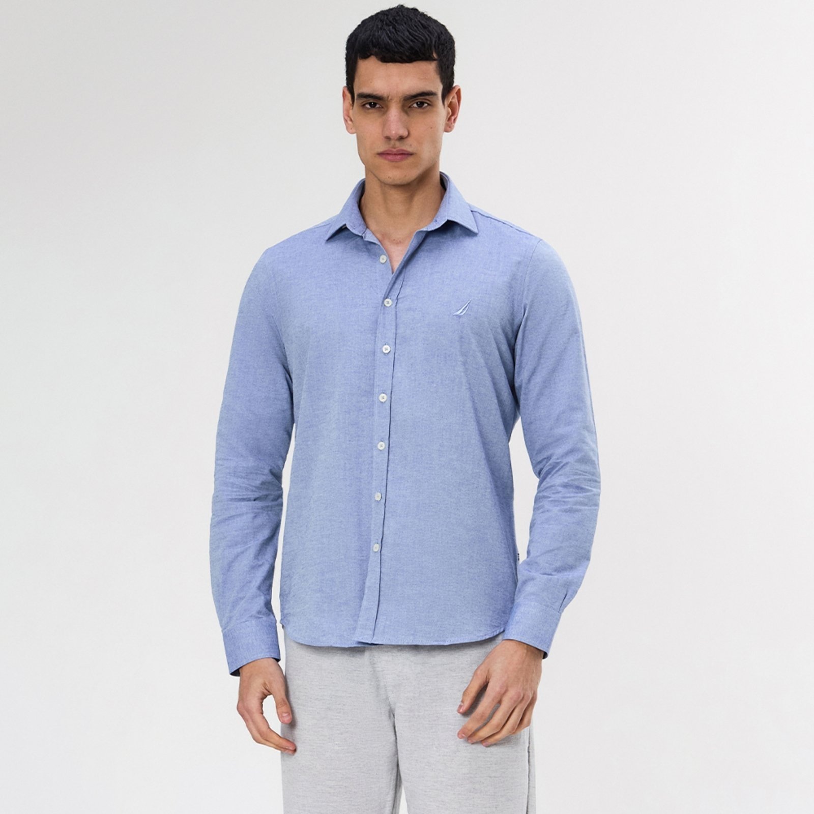 Imagem principal Camisa Nautica Manga Longa Oxford Nautica azul