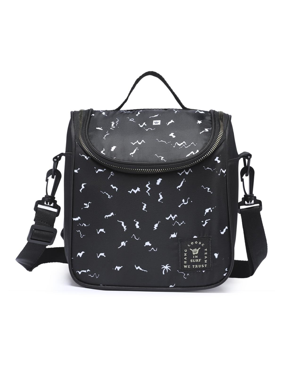 Imagem principal Lancheira Tiracolo hang Loose Bolsa térmica fitness Hang Loose preto