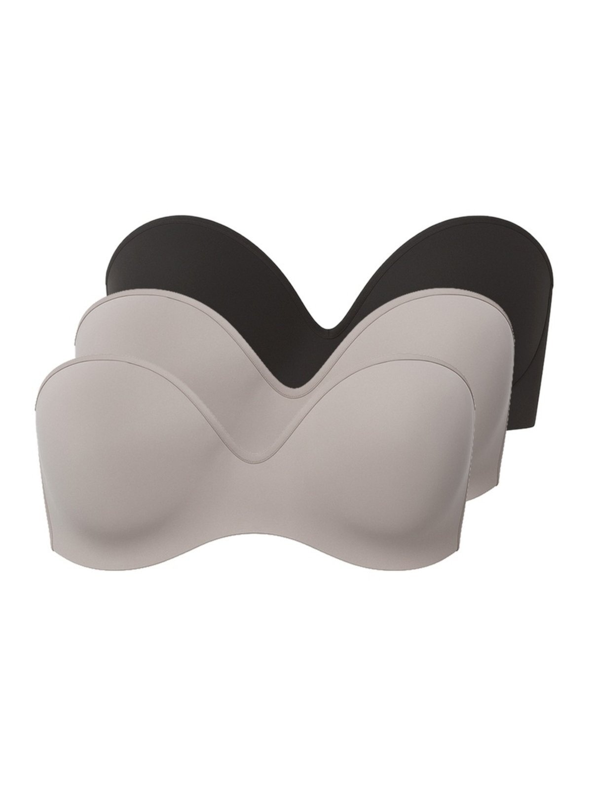 Imagem principal Kit com 3 Sutiãs Bustiê com Aro e Bojo Liz 51803 Taça B Liz bege