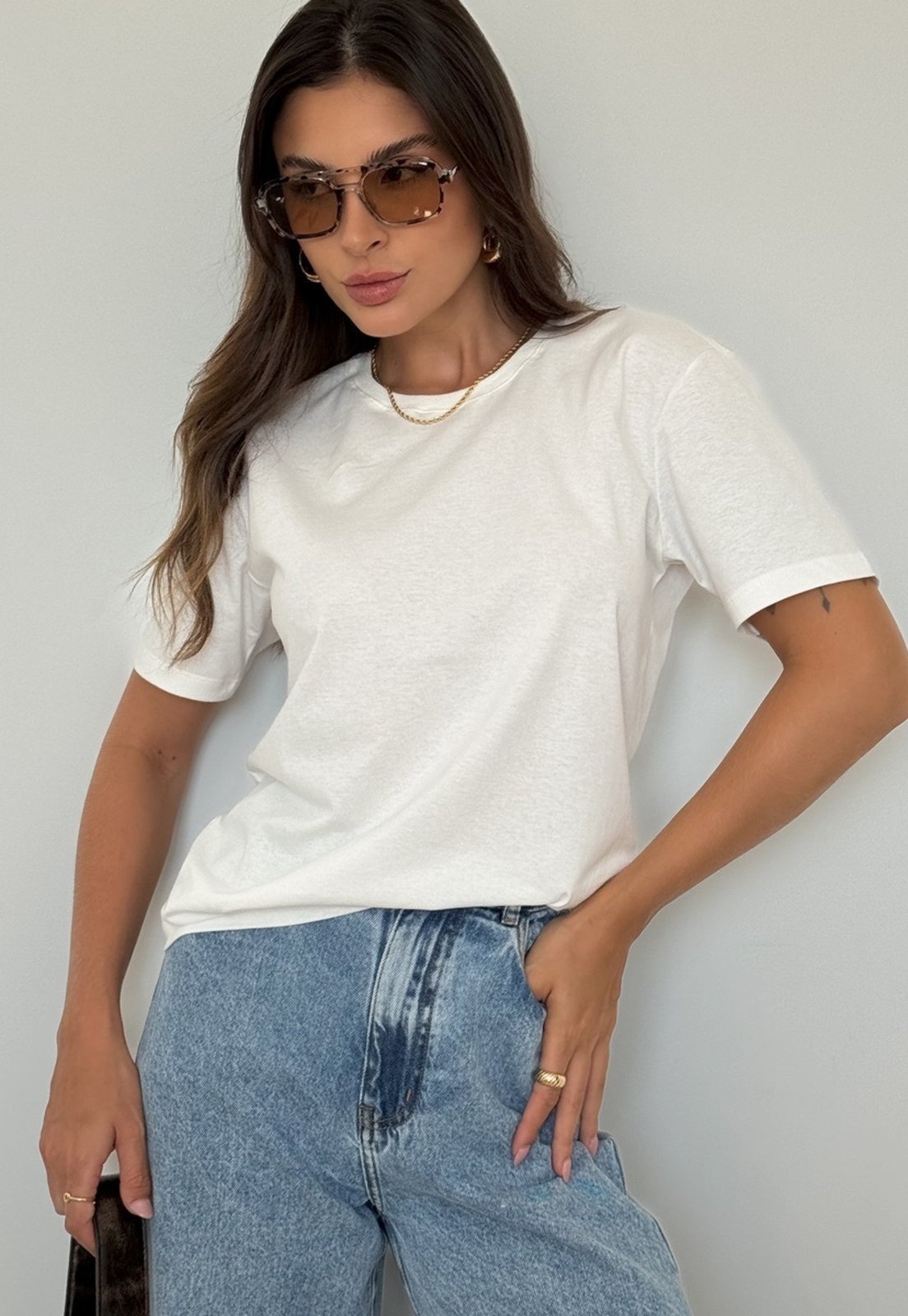 Imagem principal Camiseta Cianitas Off Lisa Cianitas off-white