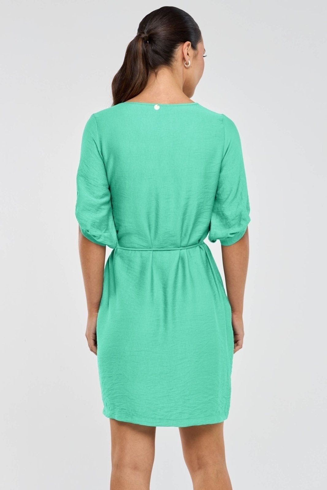 Imagem principal Vestido Curto PKS Viscose Com Cinto PKS verde