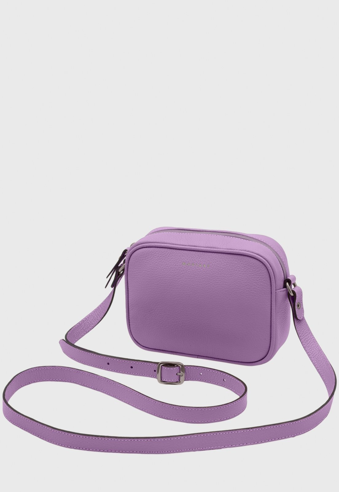 Imagem principal Bolsa Transversal Couro Mariart Mini Jeri Violeta Mariart lilás violeta