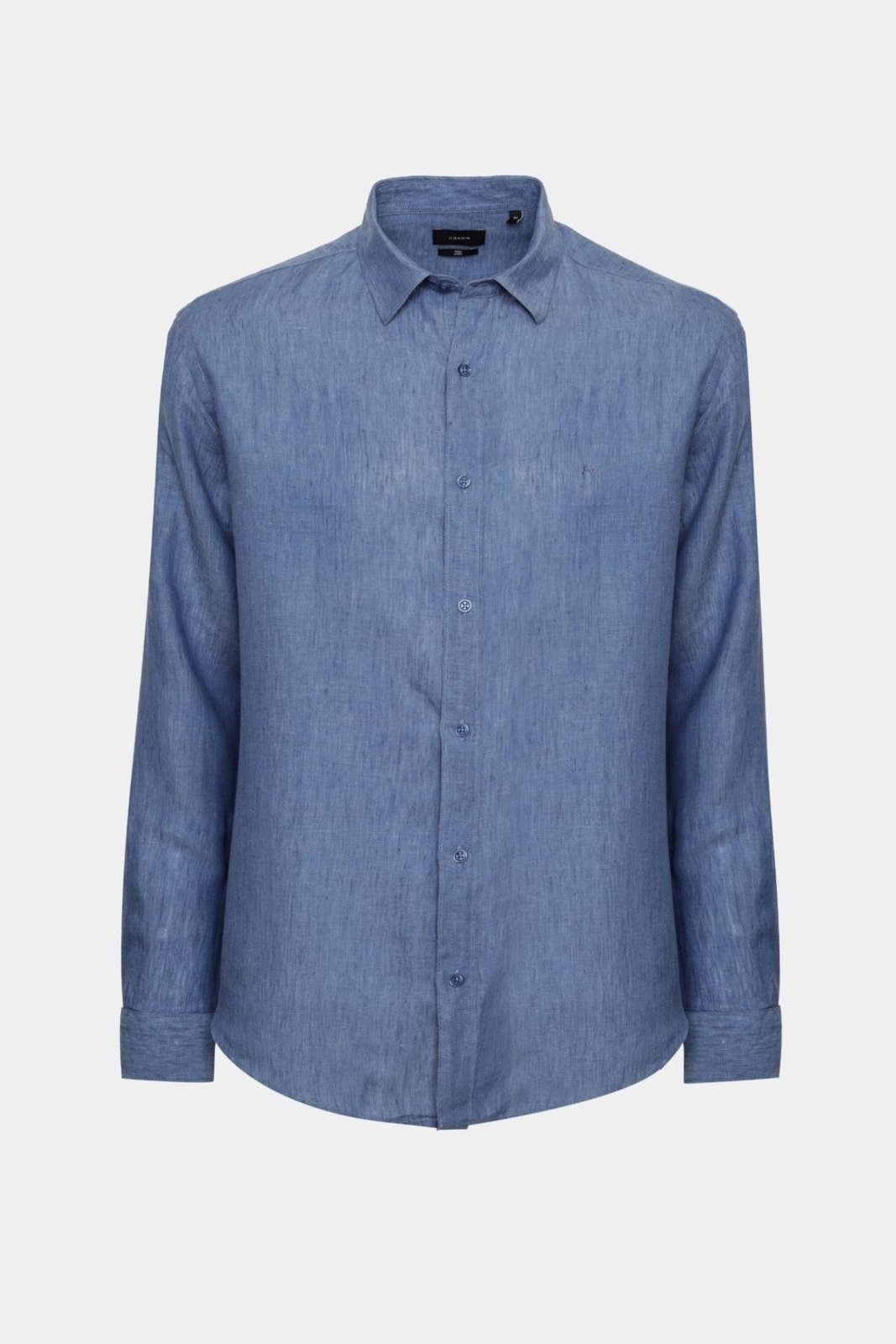 Imagem principal Camisa Aramis Manga Longa Slim em Linho Jeans Aramis azul