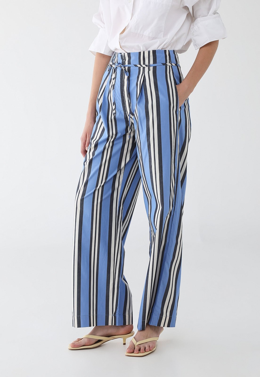 Imagem principal Calça Feminina Hering Listrada Hering azul