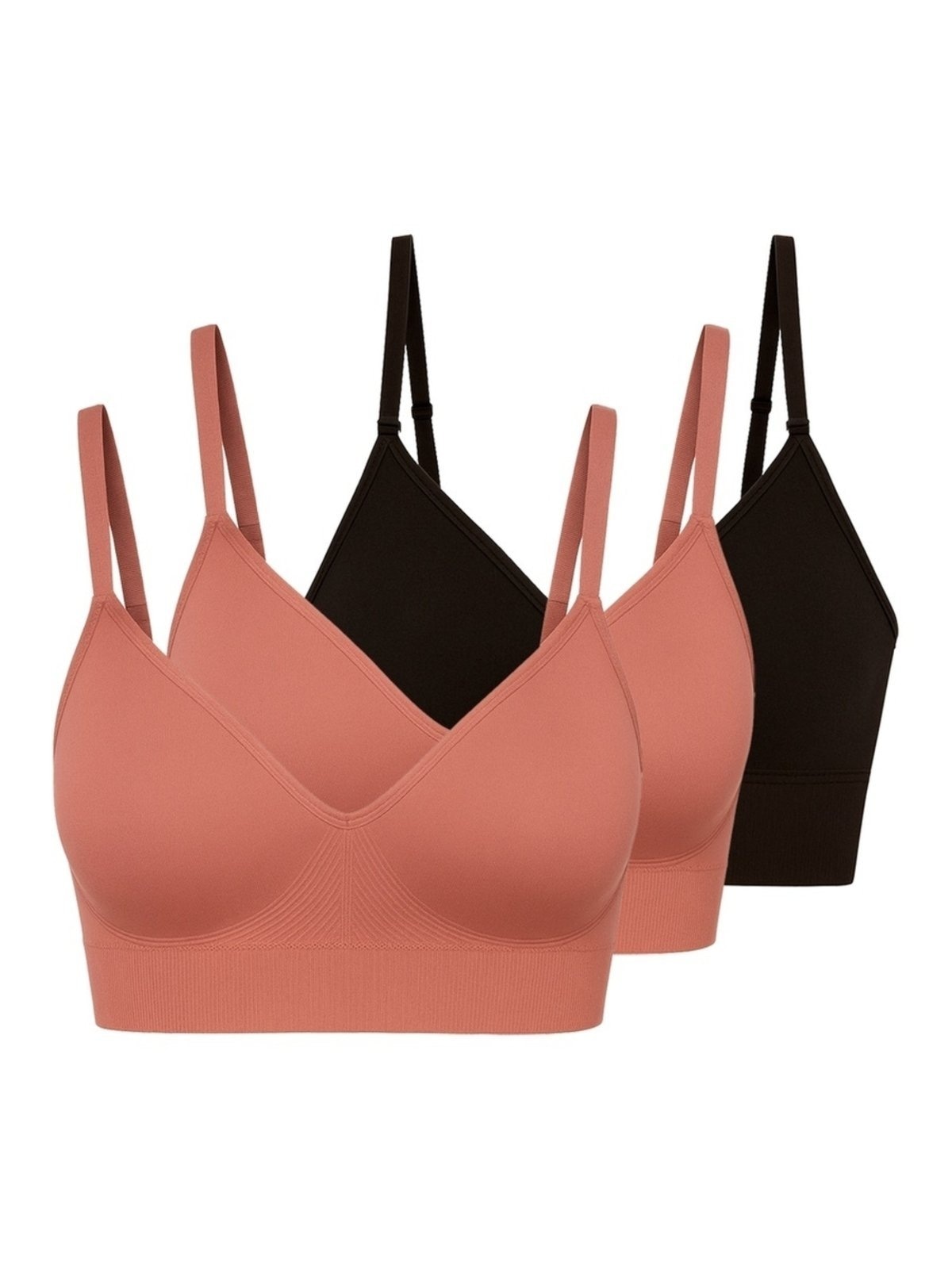 Imagem principal Kit com 3 Sutiãs sem Aro com Bojo Liz 51302 Liz rosa