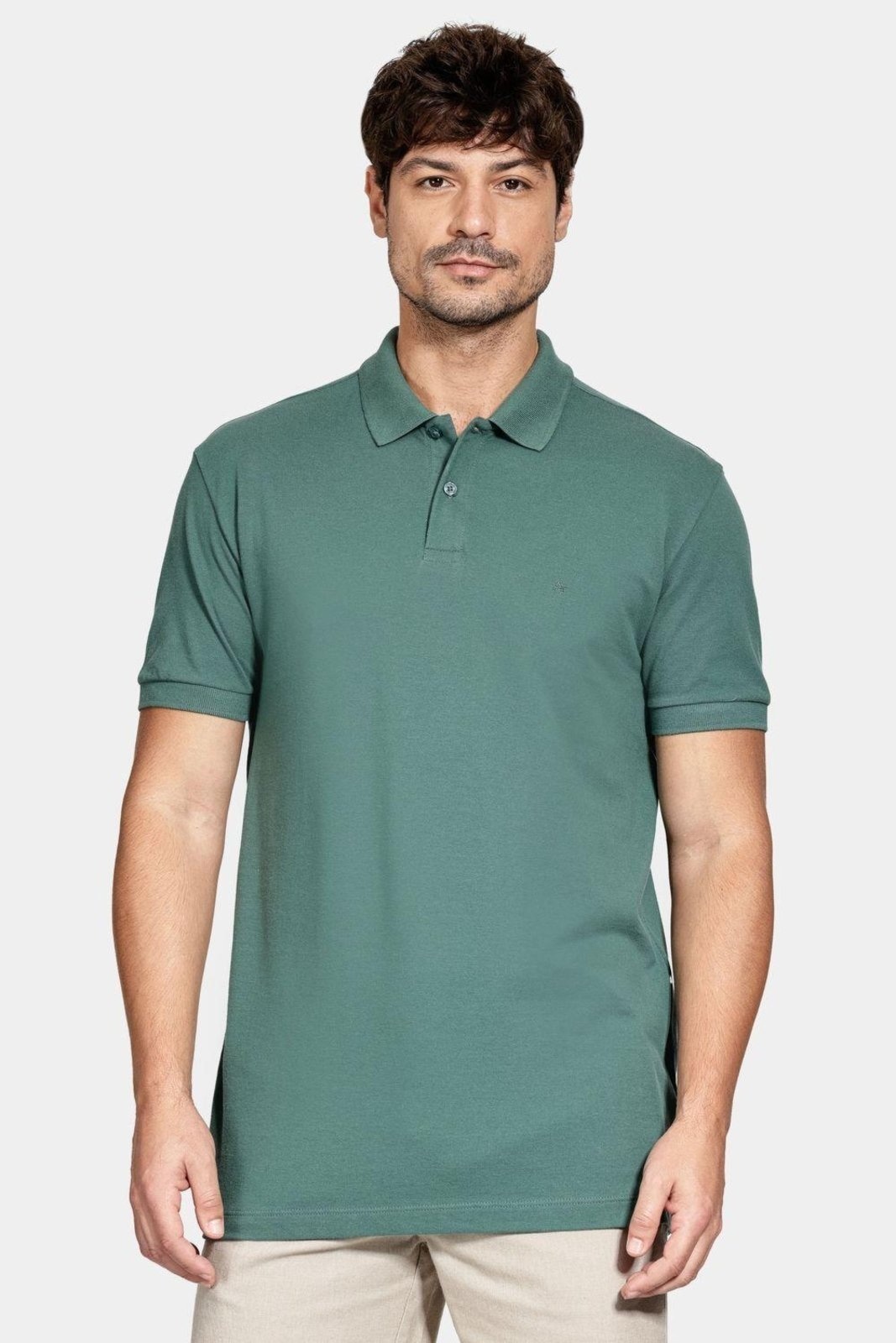 Imagem principal Polo Aramis Piquet Algodão Básico Manga Curta Aramis verde