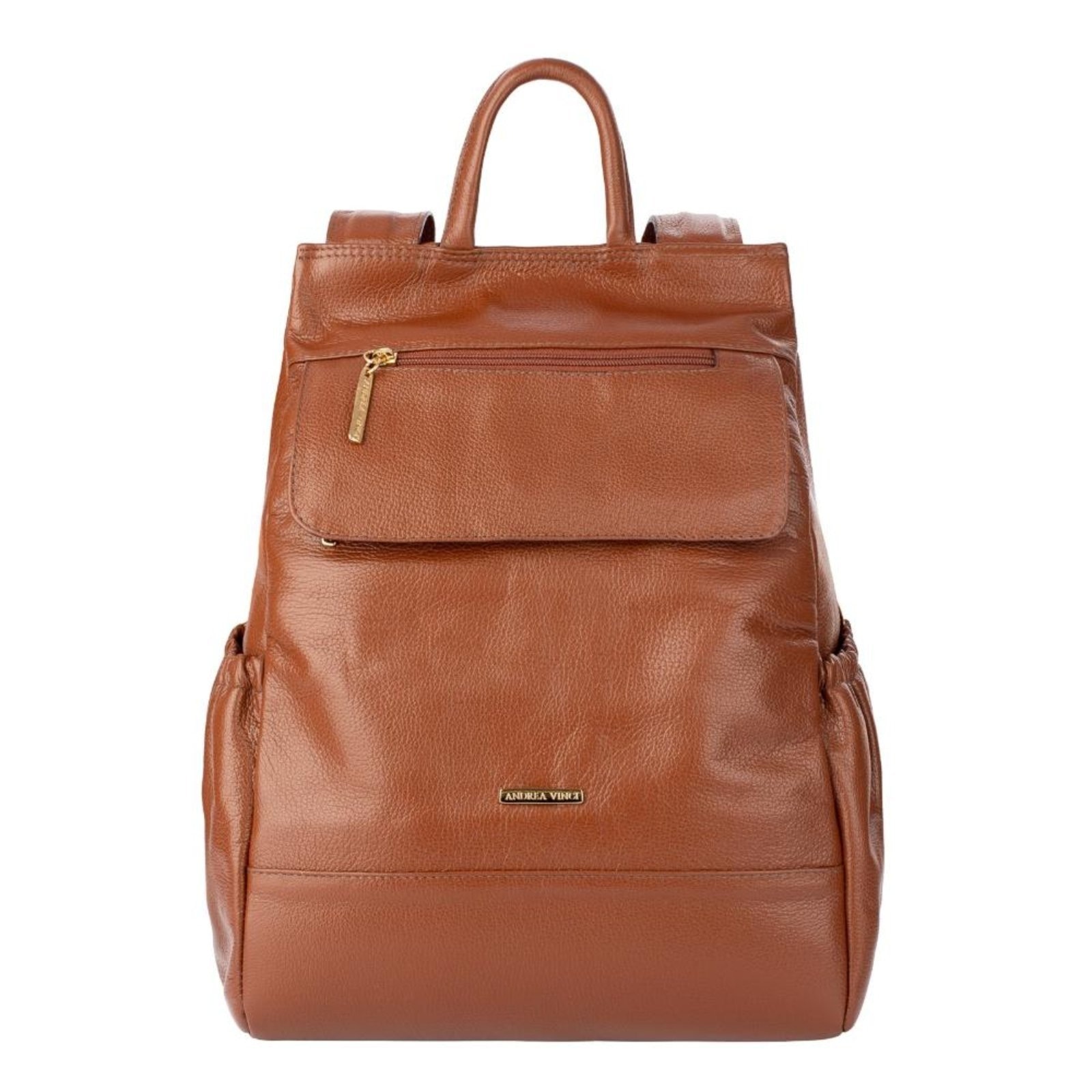 Imagem principal Mochila Andrea Vinci Couro Antifurto Suelen Andrea Vinci marrom