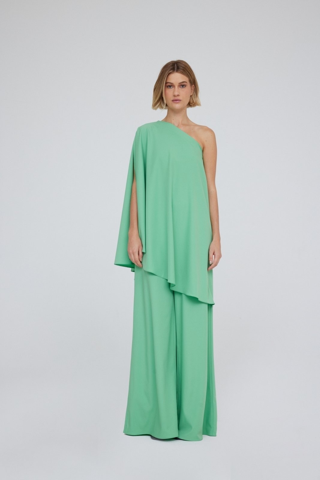 Imagem principal Calça Pantalona Traymon Cintura Alta Claro Traymon verde