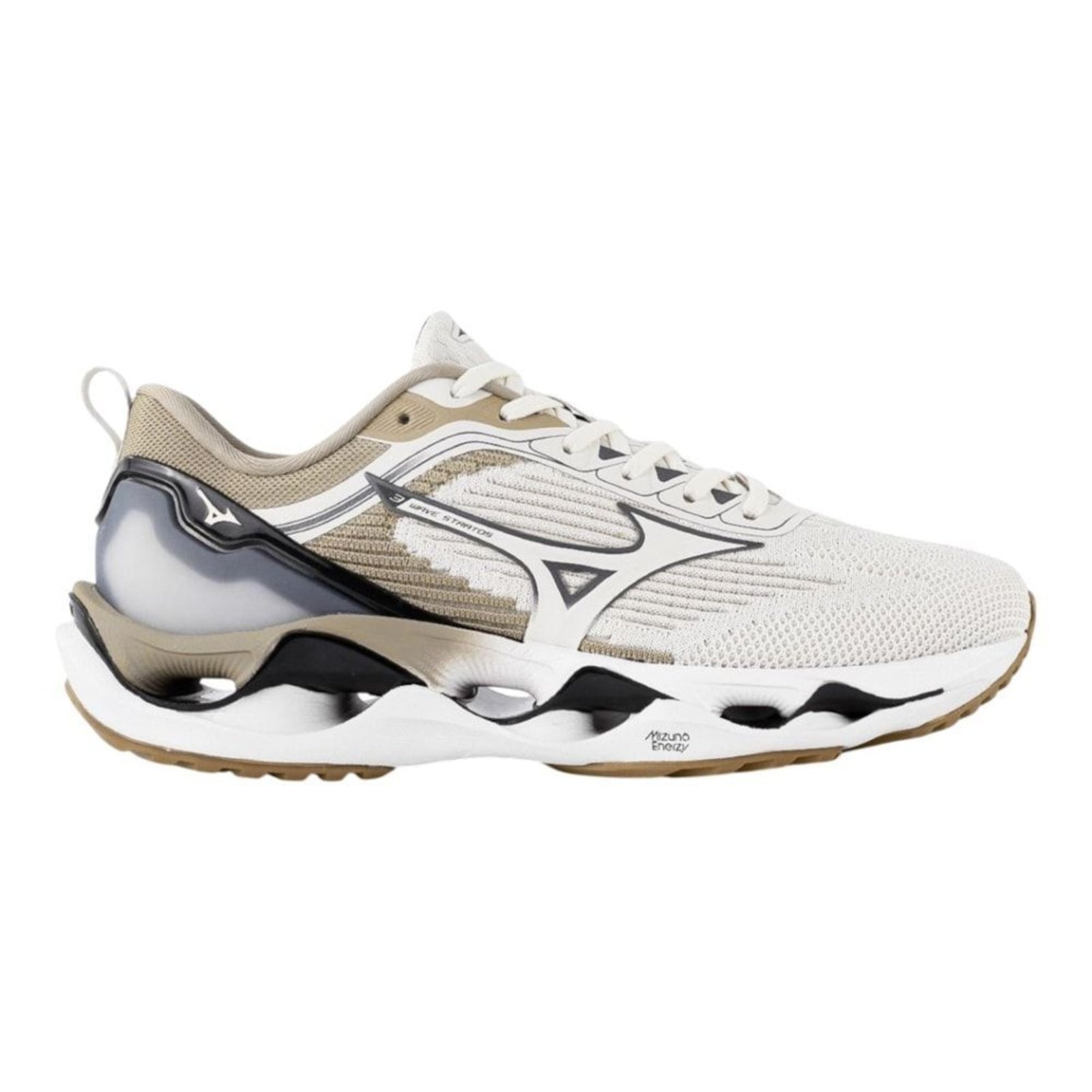 Imagem principal Tênis Mizuno Wave Stratos 3 Unissex Mizuno bege