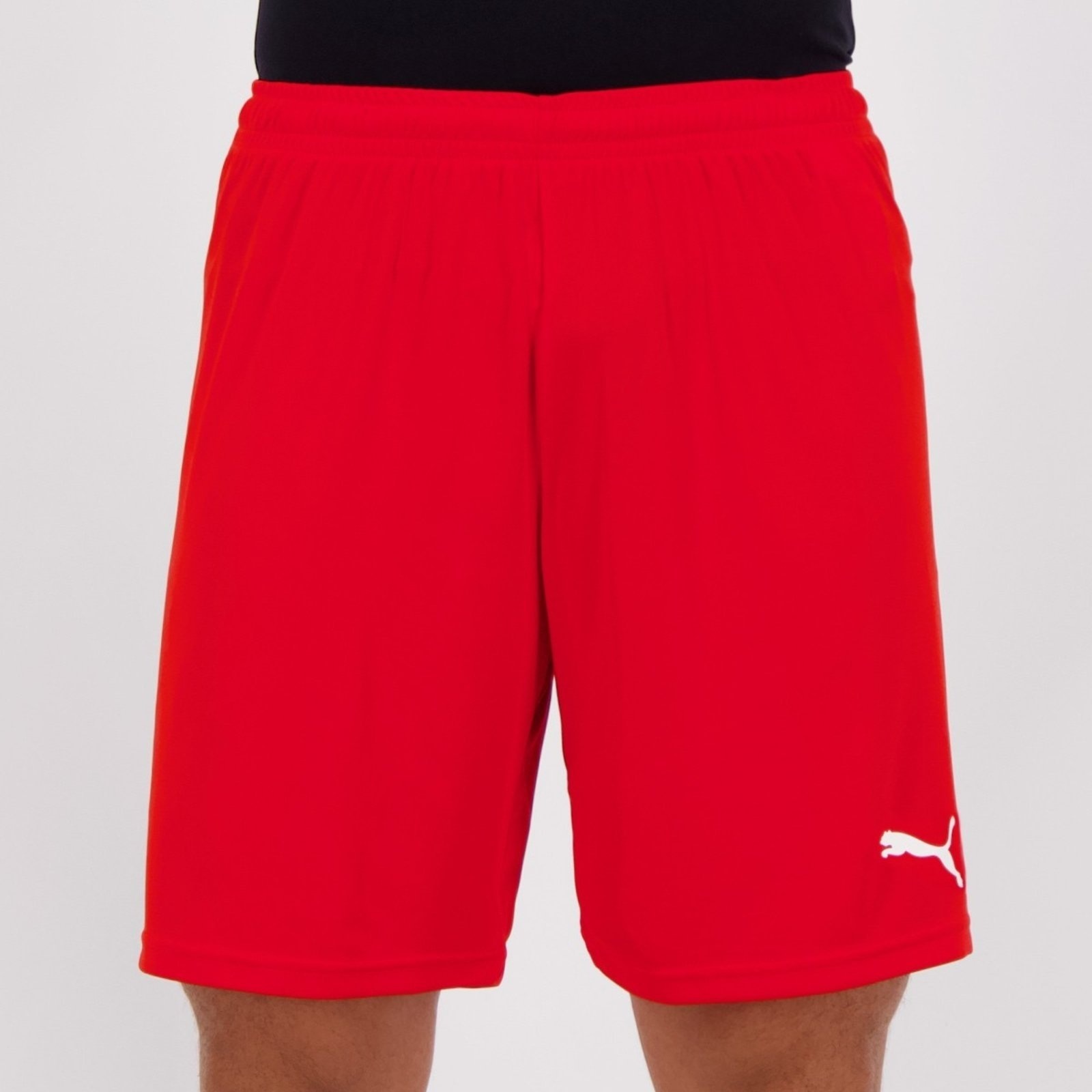 Imagem principal Calção Puma Liga Core e Branco Puma vermelho