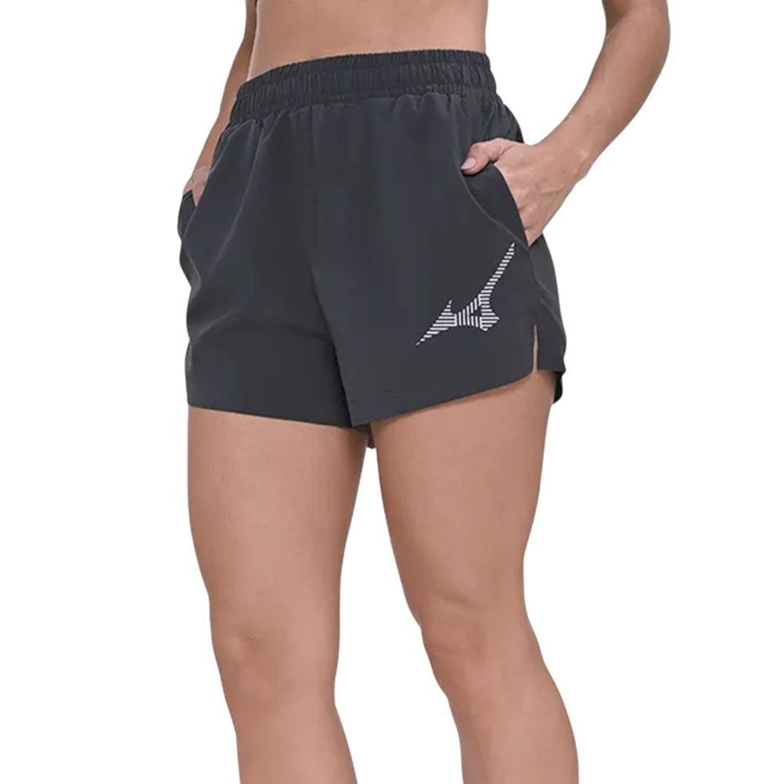 Imagem principal Short Mizuno New Runner Feminino Mizuno cinza