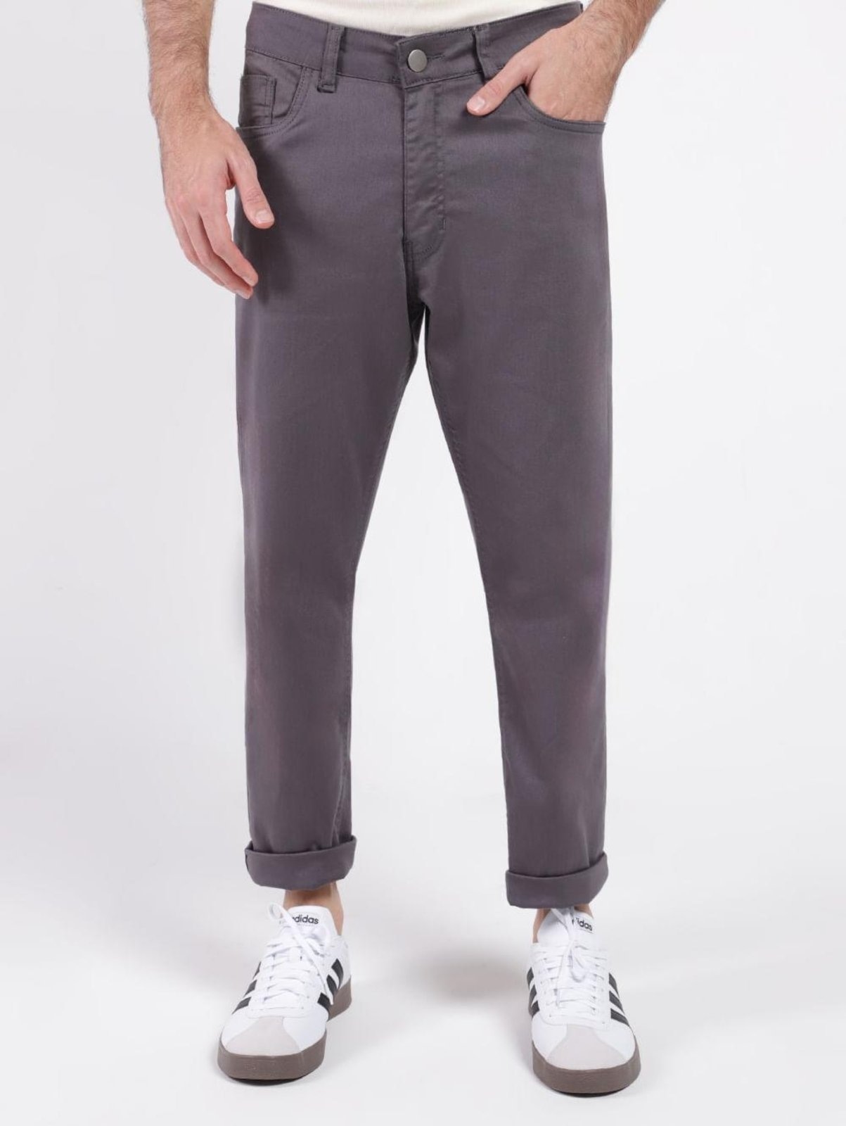 Imagem principal Calça Sarja Slim Elétron Masculina CHUMBO Elétron cinza