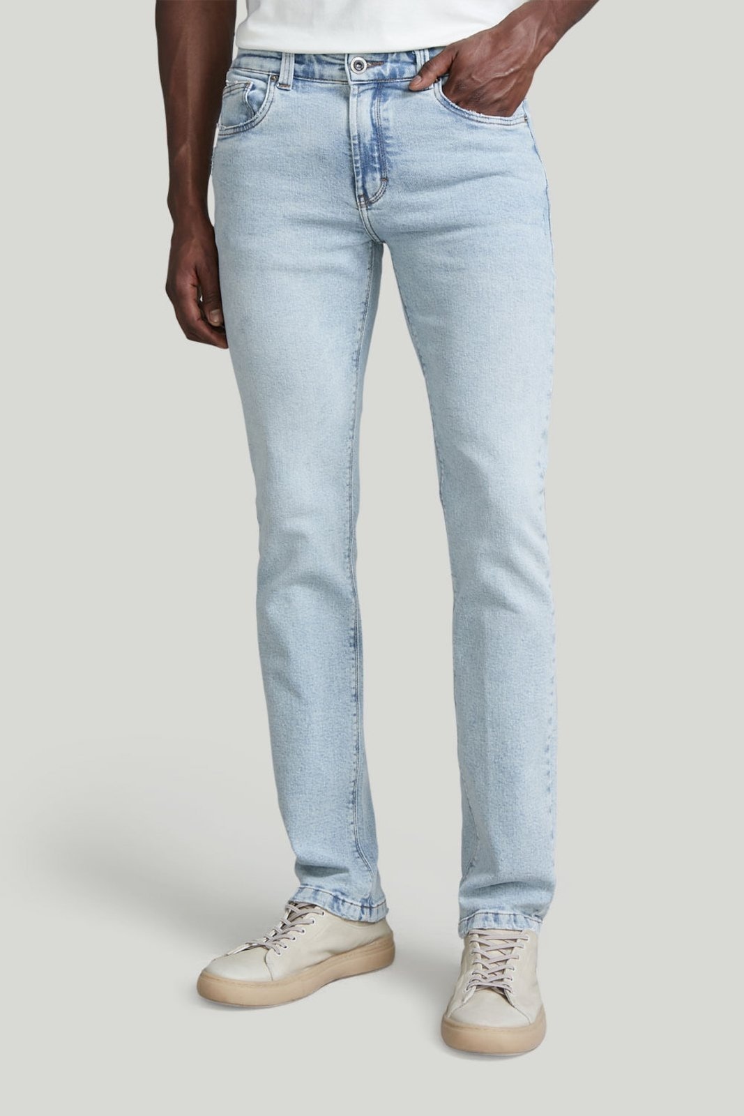 Imagem principal HIGHSTIL Calça Jeans Reta - Lavagem Clara HIGHSTIL azul
