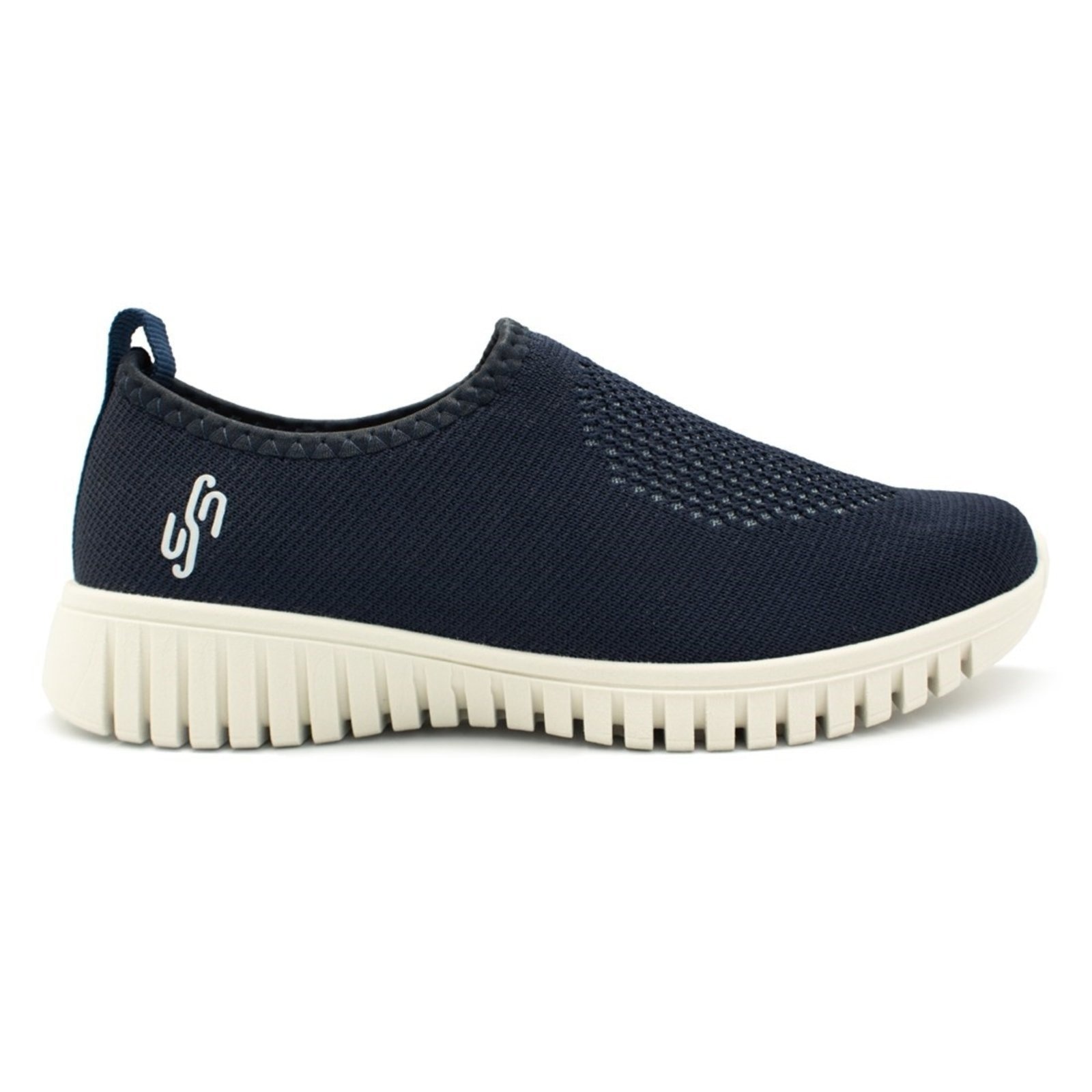 Imagem principal Tênis Usaflex Feminino Slip-On Conforto Tricot AE2208 Usaflex azul marinho