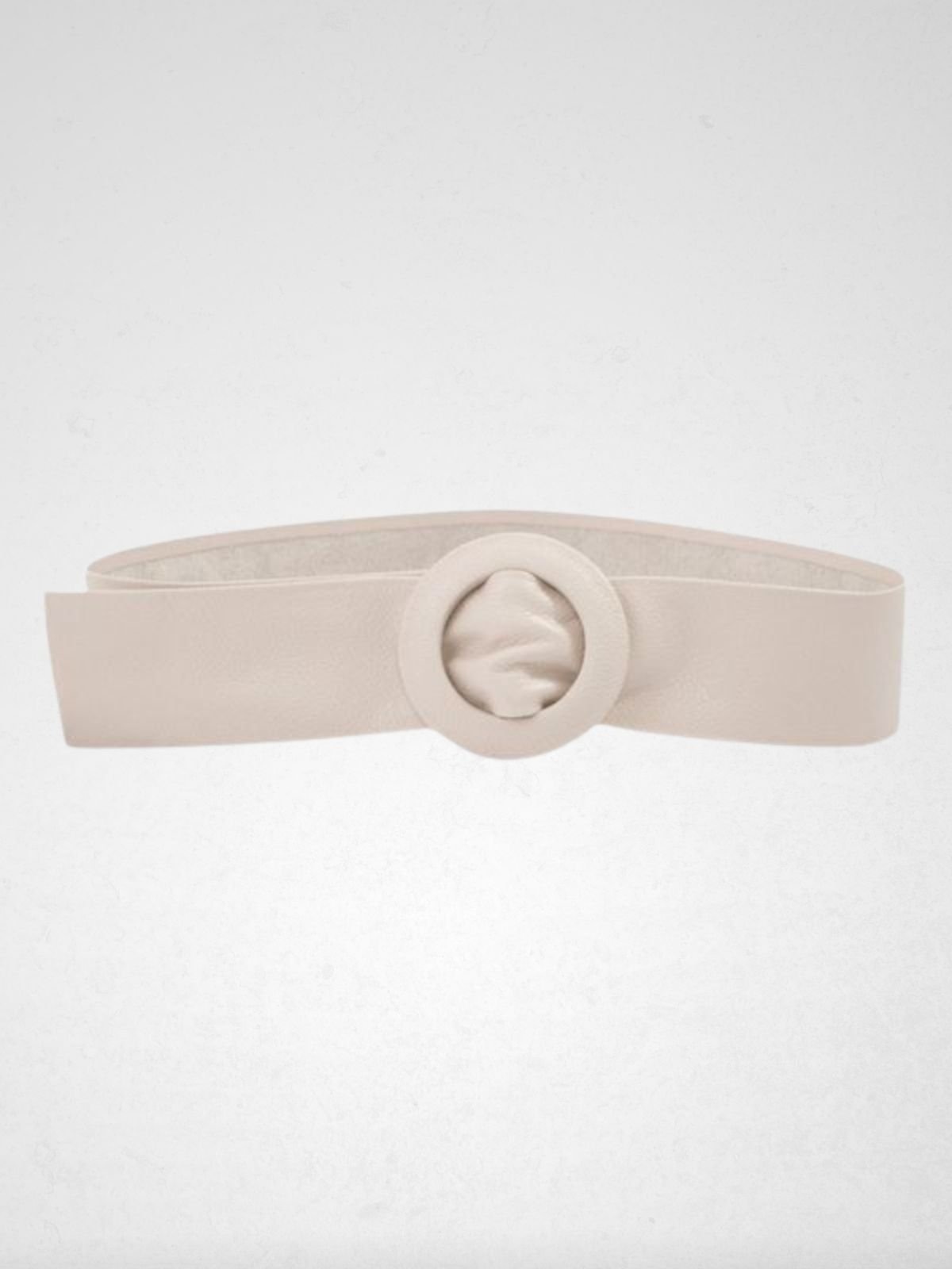 Imagem principal Cinto Via Lessa Carmel Faixa em Couro Off White Via Lessa off-white white