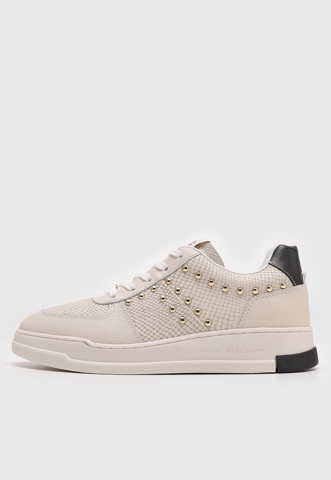 Imagem principal Tênis Feminino Jorge Bischoff Textura Croco Off-White Jorge Bischoff off-white white