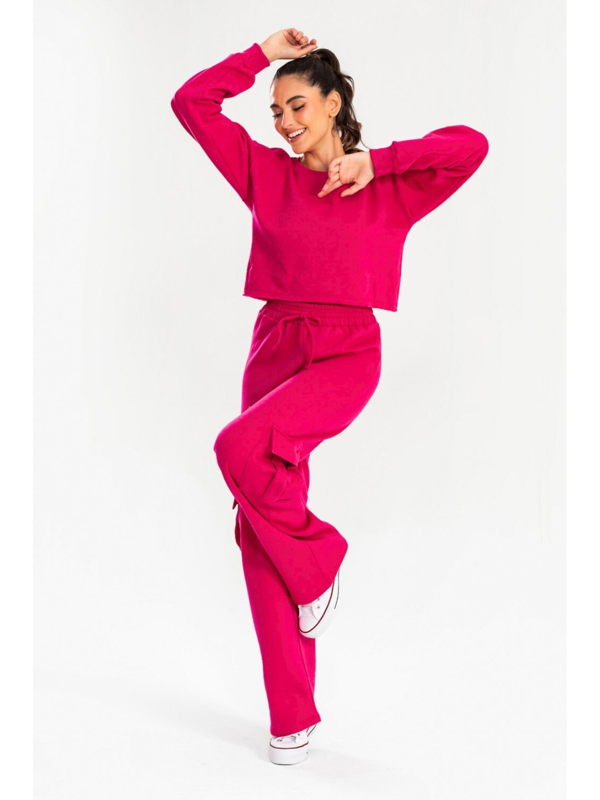 Imagem principal Conjunto Moletom Feminino Confortável Rosa Meu Jeans pink rosa