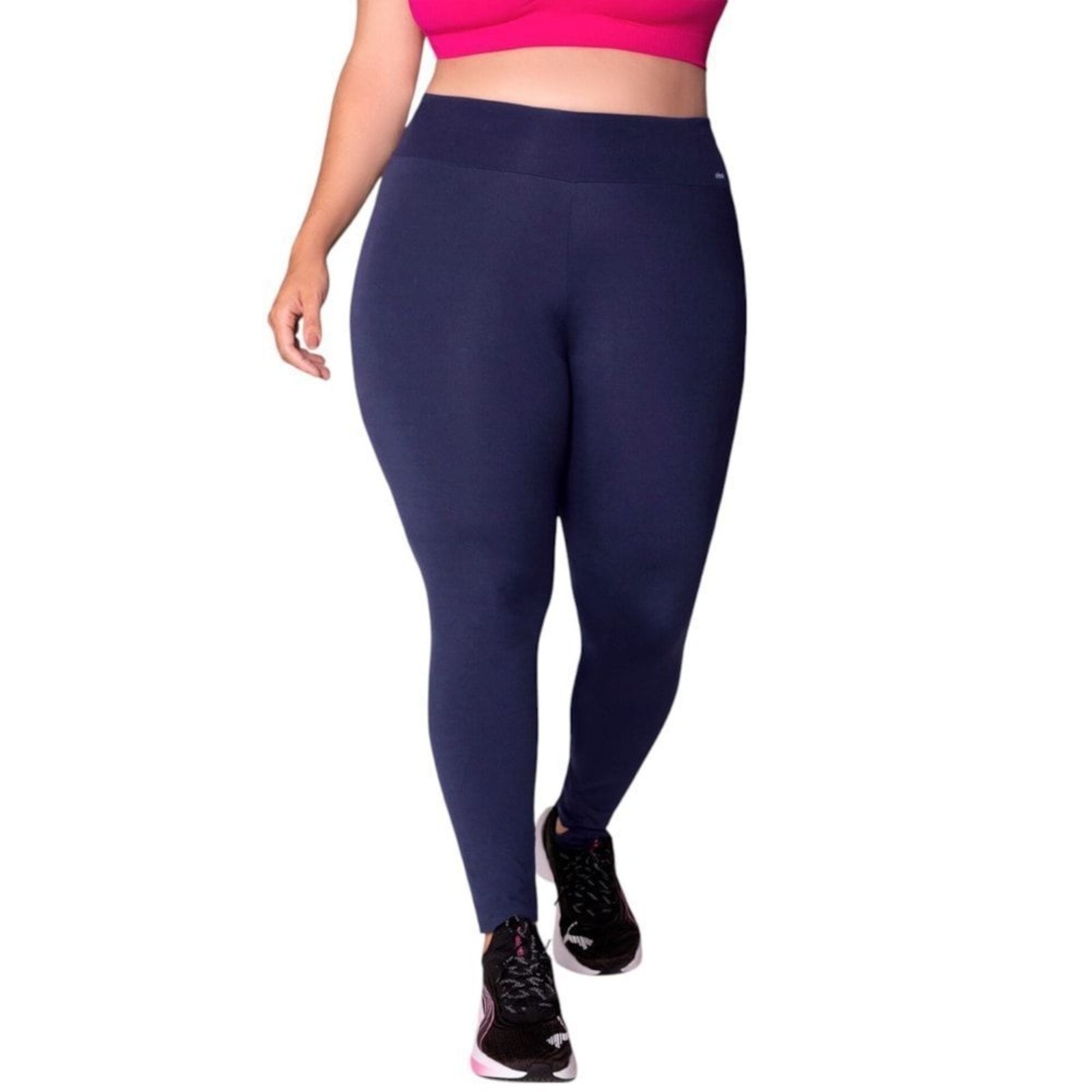 Imagem principal Calça Legging Selene Básica Fitness Plus Size Feminina SELENE azul marinho