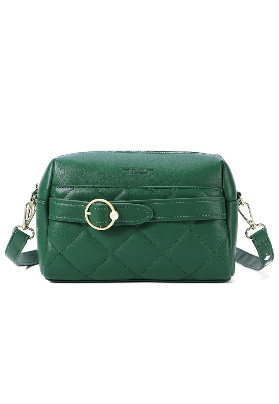 Imagem principal Bolsa Transversal Feminina Porta Cartões Clutch Carteira Perfect For You verde
