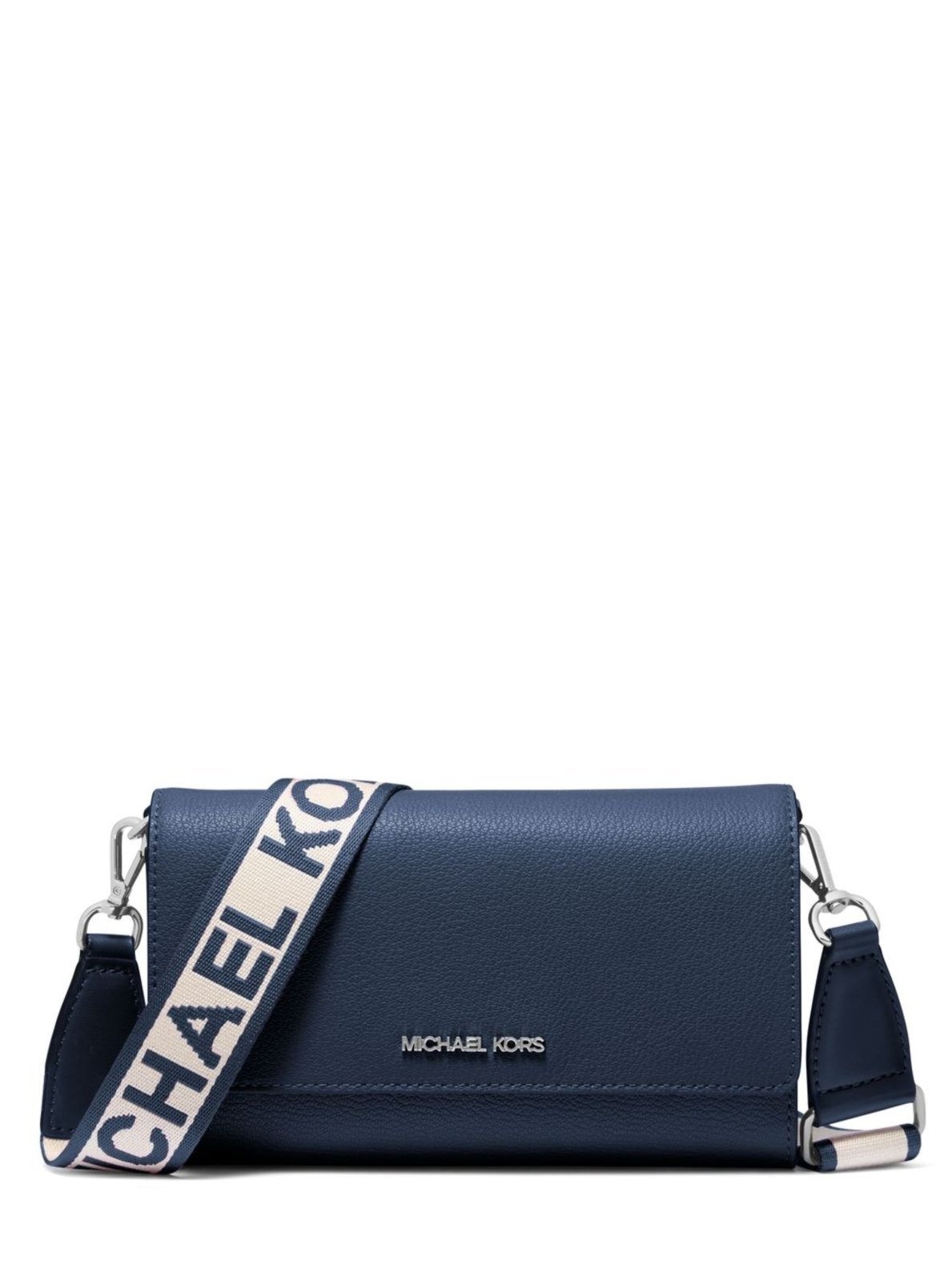Imagem principal Bolsa Transversal Jet Set Grande De Couro 35F3sttc8l406 Michael Kors azul