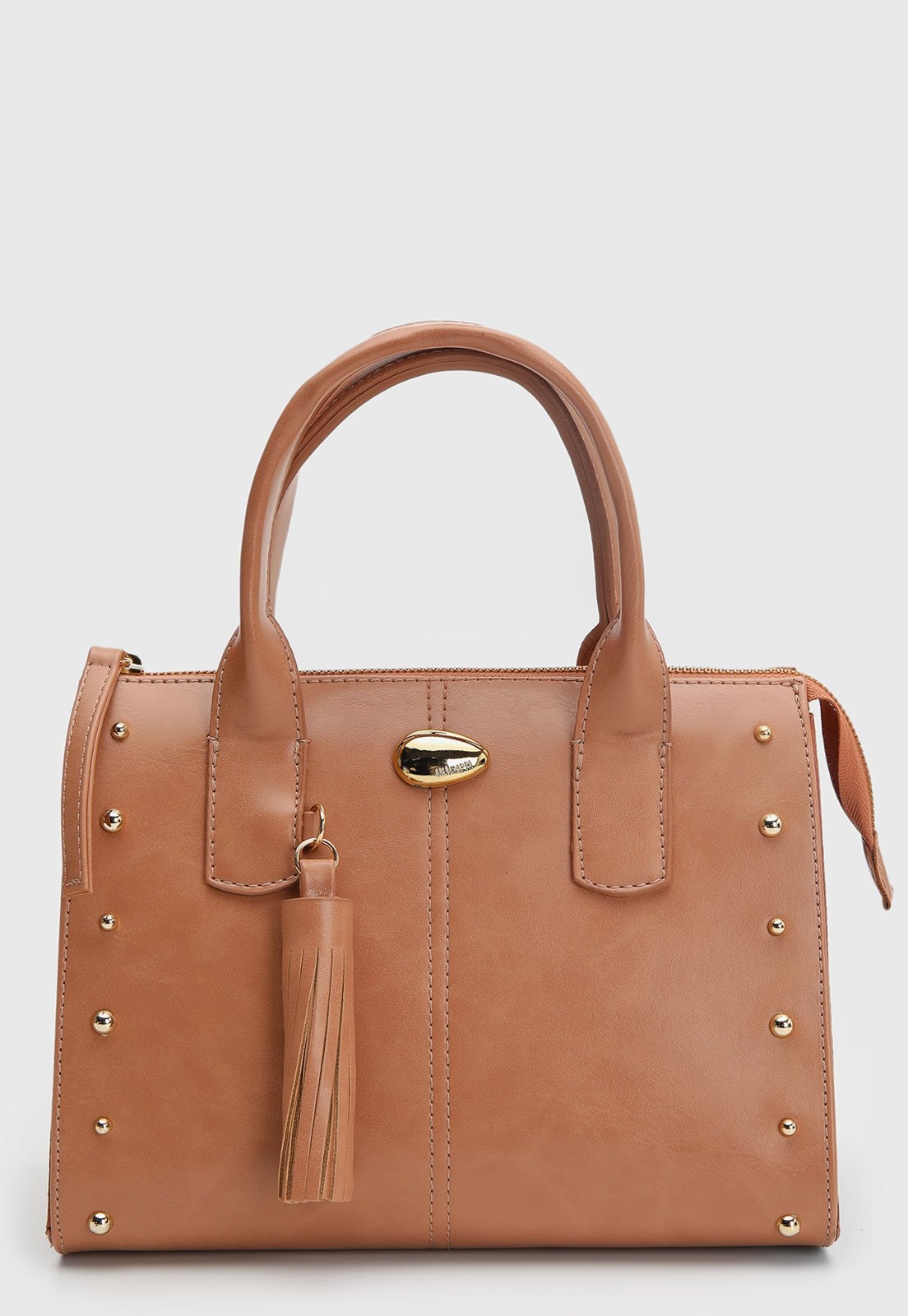 Imagem principal Bolsa Feminina Anacapri Grande Tachas Anacapri caramelo