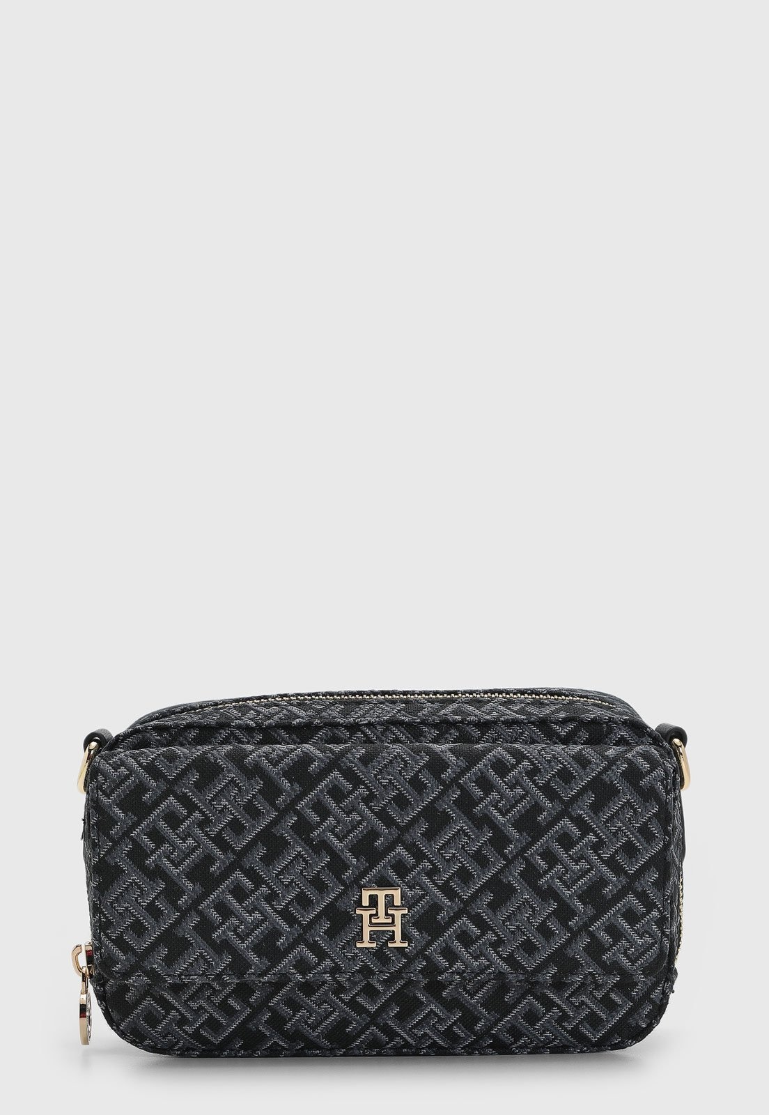 Imagem principal Bolsa Feminina Tommy Hilfiger Monograma Pequena Preta Tommy Hilfiger preto