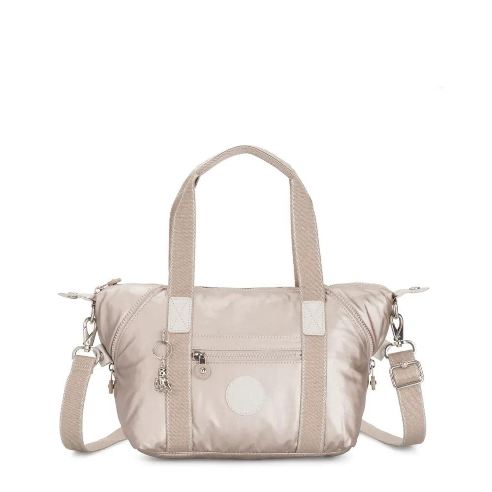 Imagem principal Bolsa Kipling Art Mini Metallic Glow Kipling bege metallic