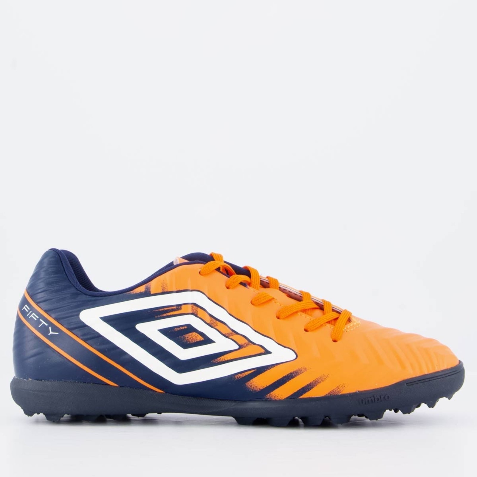 Imagem principal Chuteira Umbro Fifty V Society e Marinho Umbro laranja