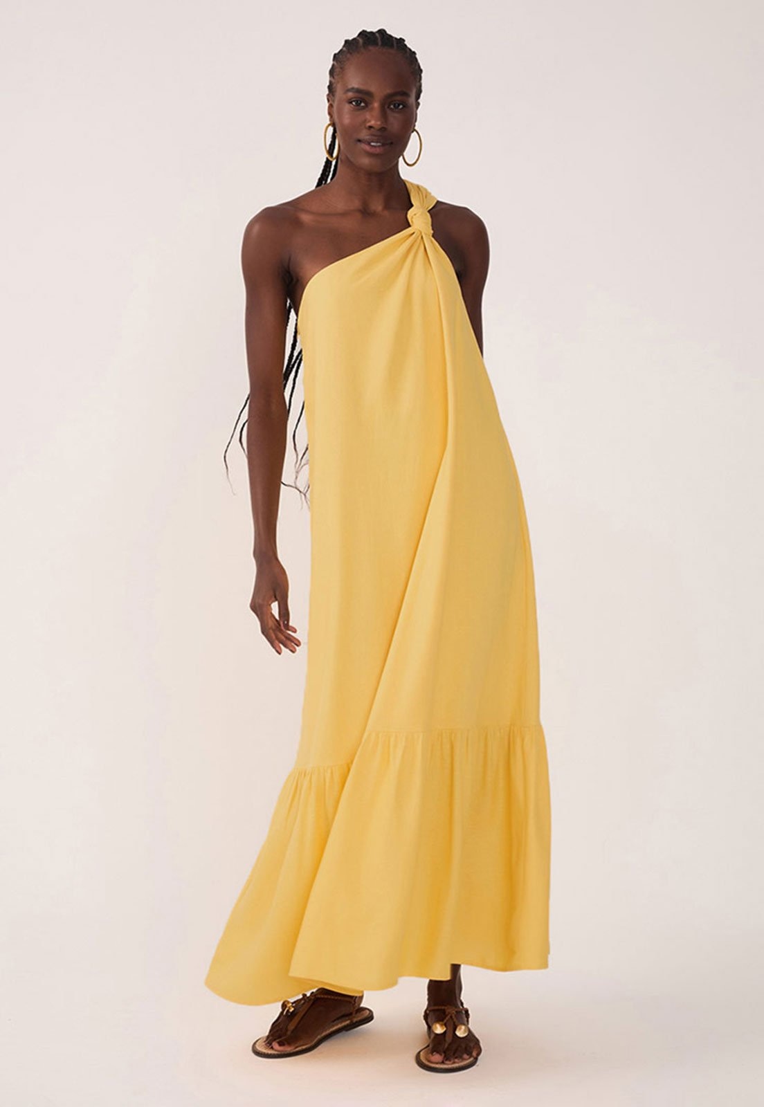 Imagem principal Vestido Dress To Longo Nó Dress to amarelo