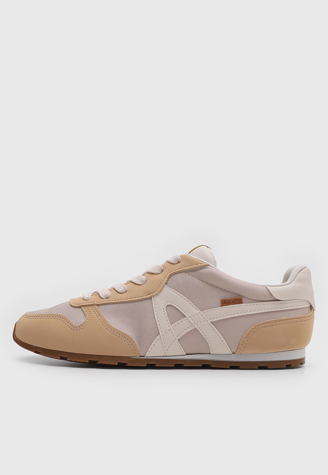 Imagem principal Tênis Feminino Anacapri Com Cadarço Anacapri bege
