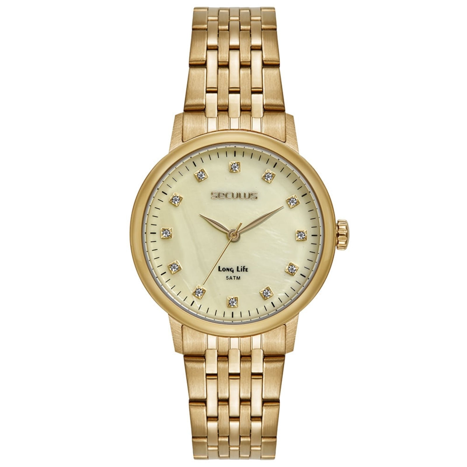 Imagem principal Relógio Feminino Seculus Analógico Clássico Seculus dourado