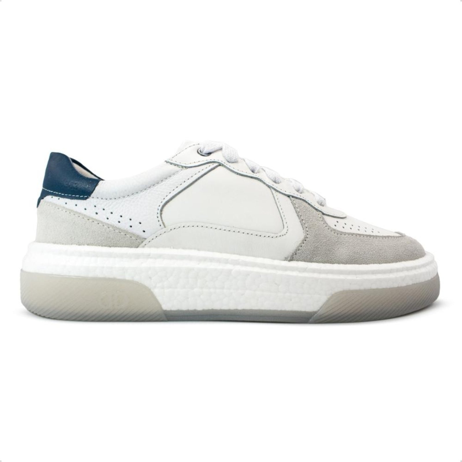 Imagem principal Tênis de Couro Democrata Masculino Denim Beat Pulse 623101 Branco DEMOCRATA branco denim