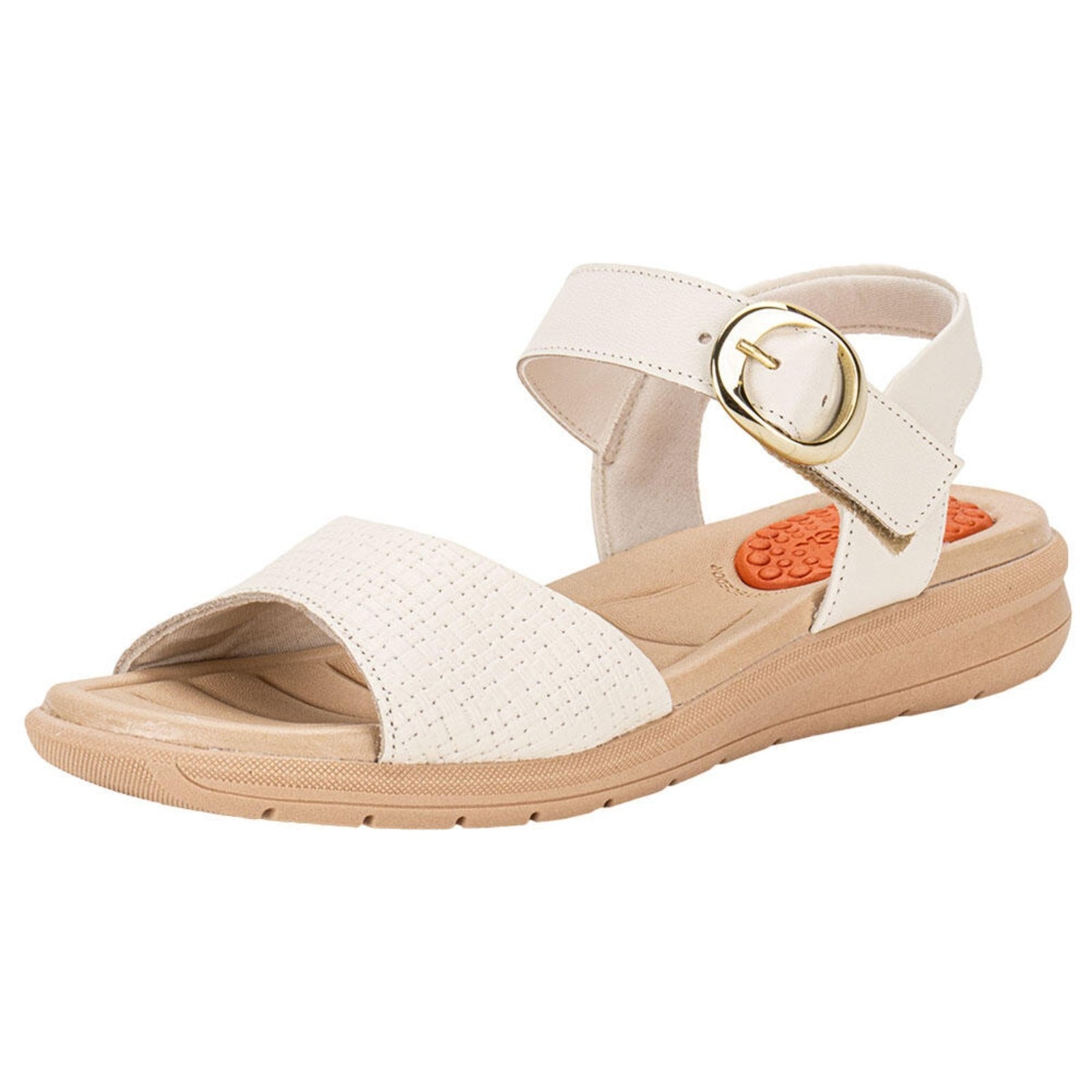 Imagem principal Sandália Feminina Flat Usaflex Am15004 0941504 Usaflex bege