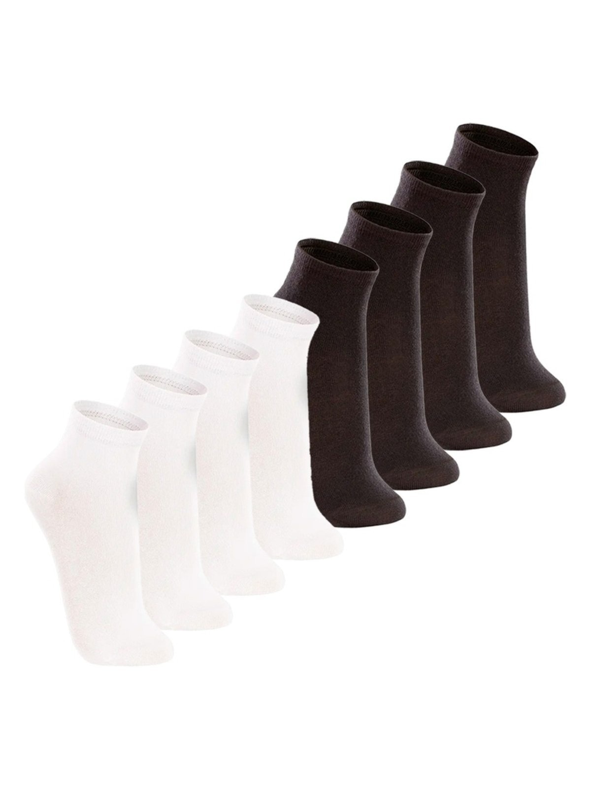 Imagem principal Kit com 8 Pares de Meias Cano Médio Lupo Lupo branco