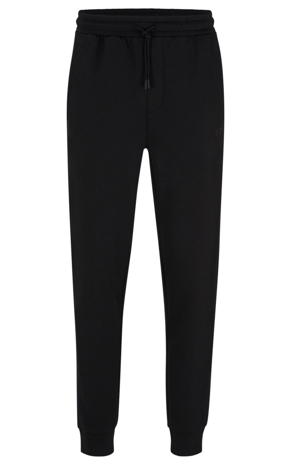 Imagem principal Calça Tracksuit Em Mescla De Algodão Com Detalhes De Strass Boss preto