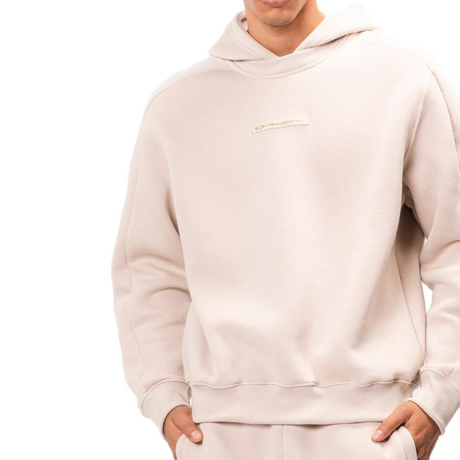 Imagem principal Moletom Oakley Canguru Soho WT25 Masculino Humus Oakley bege