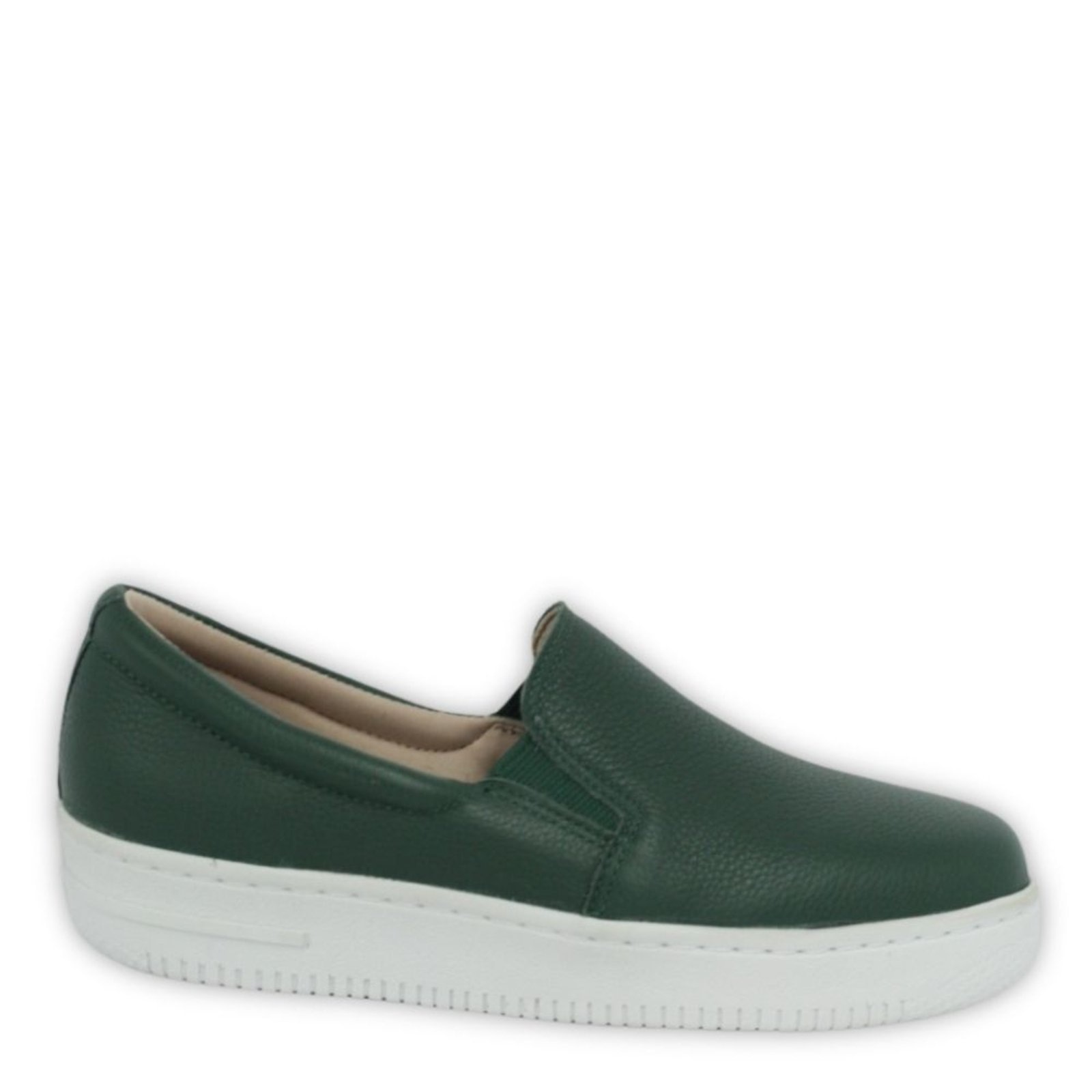 Imagem principal Tênis Feminino Slip On em Couro Escuro Spinelli verde