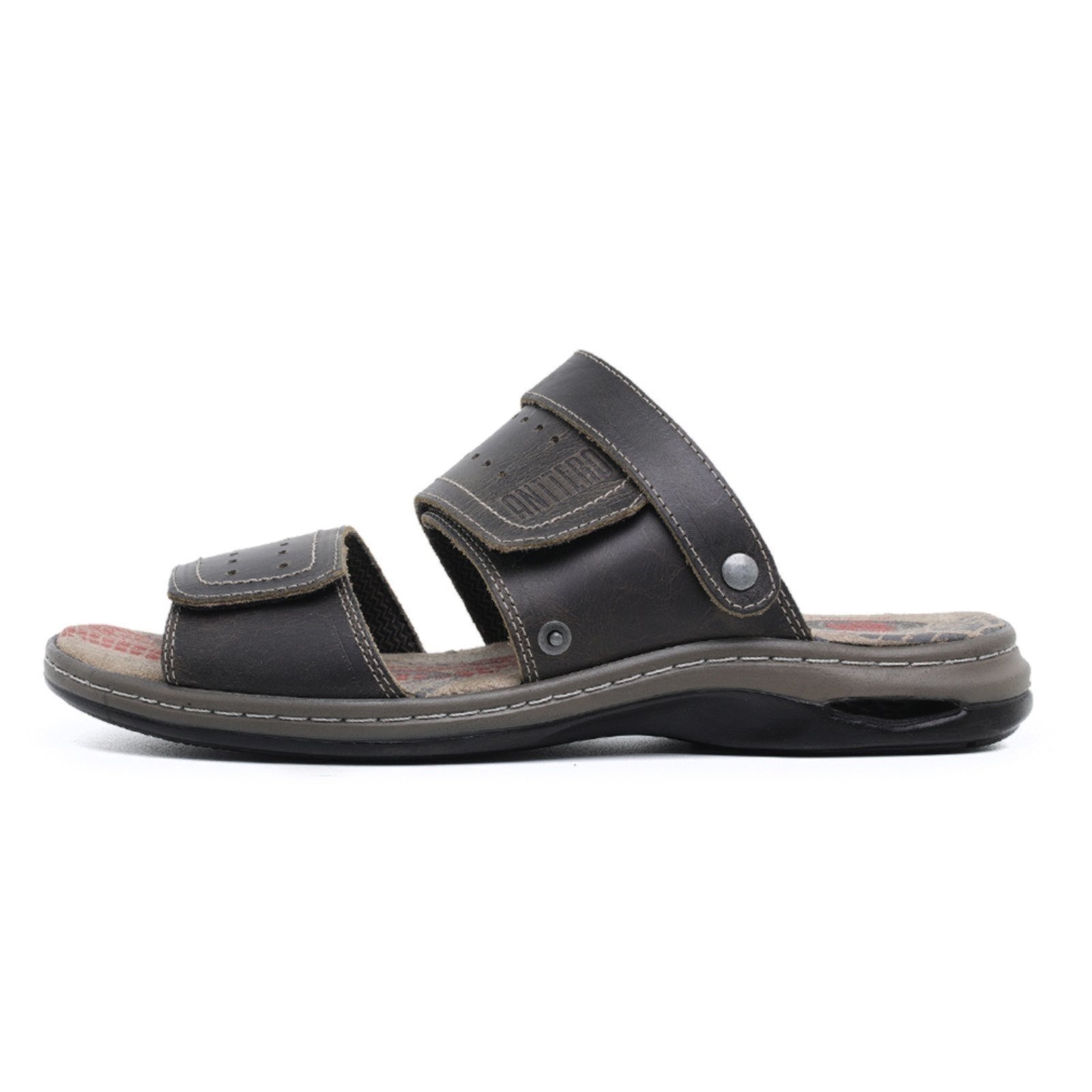 Imagem principal Sandália Conforto Centuria Couro Oliva Centuria Calçados verde oliva