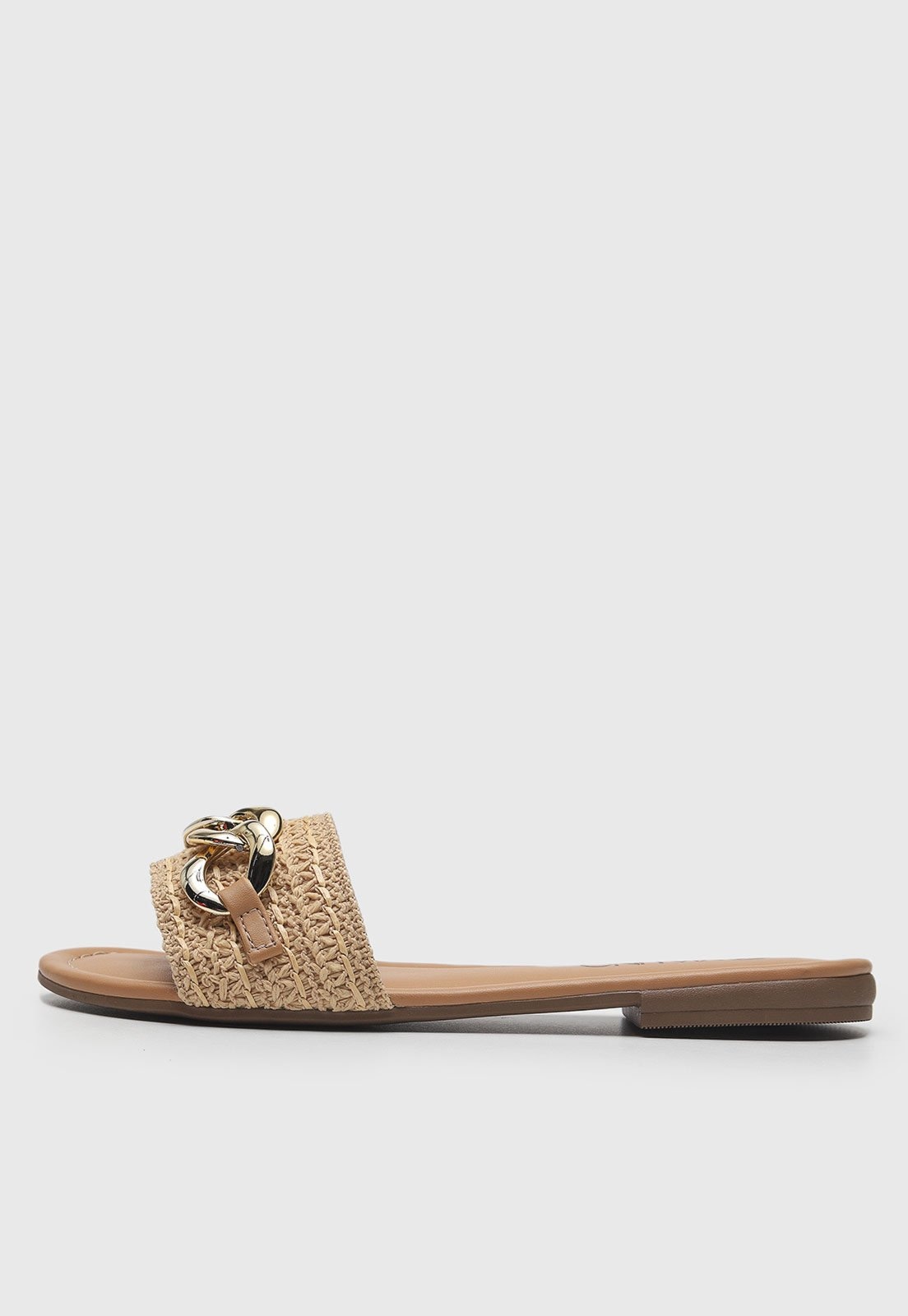 Imagem principal Rasteira Via Uno Corrente VIA UNO caramelo