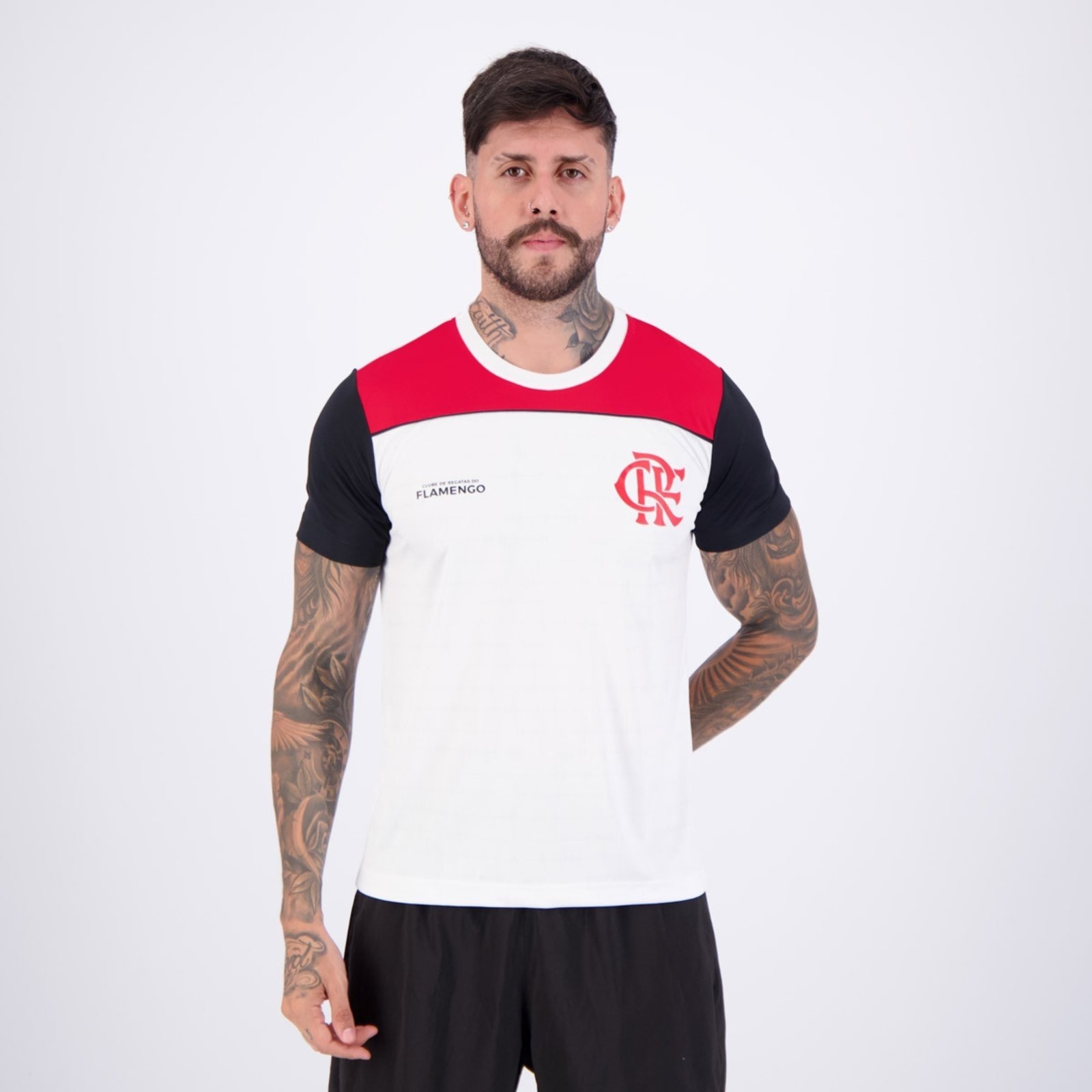 Imagem principal Camisa Flamengo Fulgor Branca braziline branco