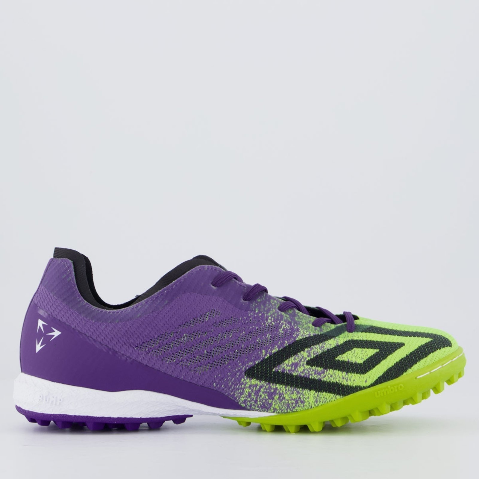 Imagem principal Chuteira Umbro Velocita Décimo Premier Society Roxa e Verde Umbro roxo verde
